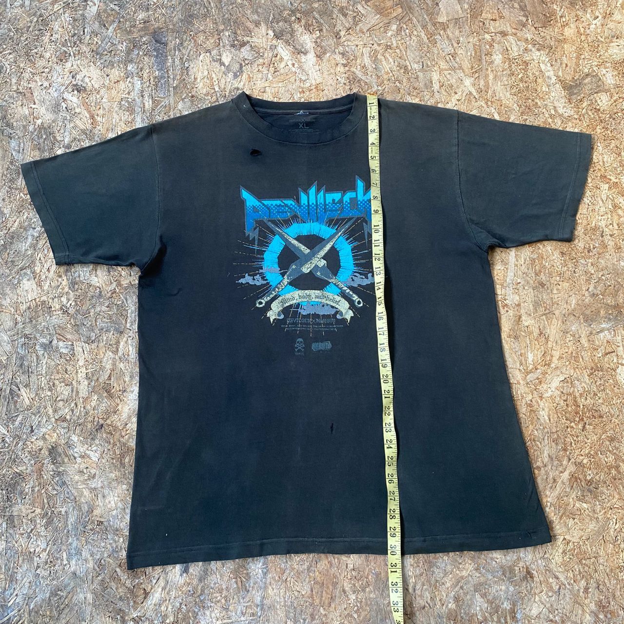 Anime Vintage Devilock X Naruto Anime Tshirt Size US XL / EU 56 / 4 - 4 Thumbnail