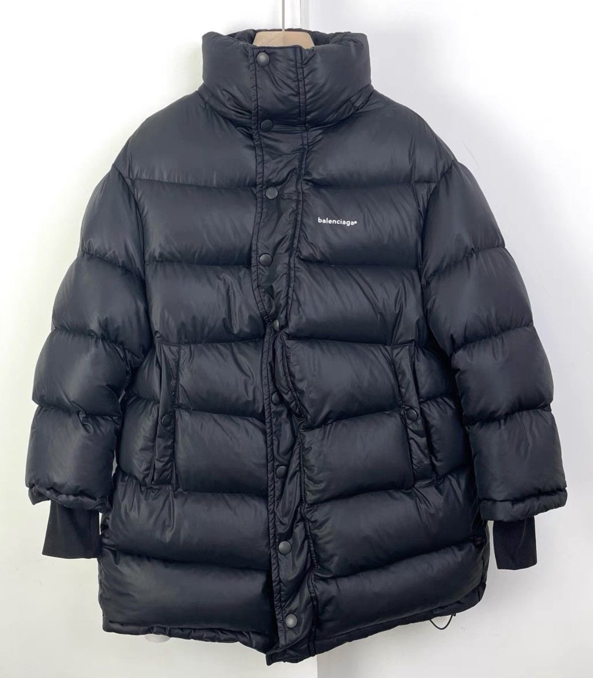 Balenciaga Balenciaga / Runway Chest Logo Down Jacket K12 Size XS / US 0-2 / IT 36-38 - 1 Thumbnail
