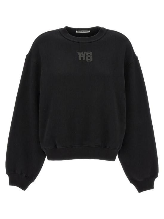 Alexander Wang ALEXANDER WANG Women Hoodies 4CC3241508 001 Black Size L / US 10 / IT 46 - 1 Thumbnail