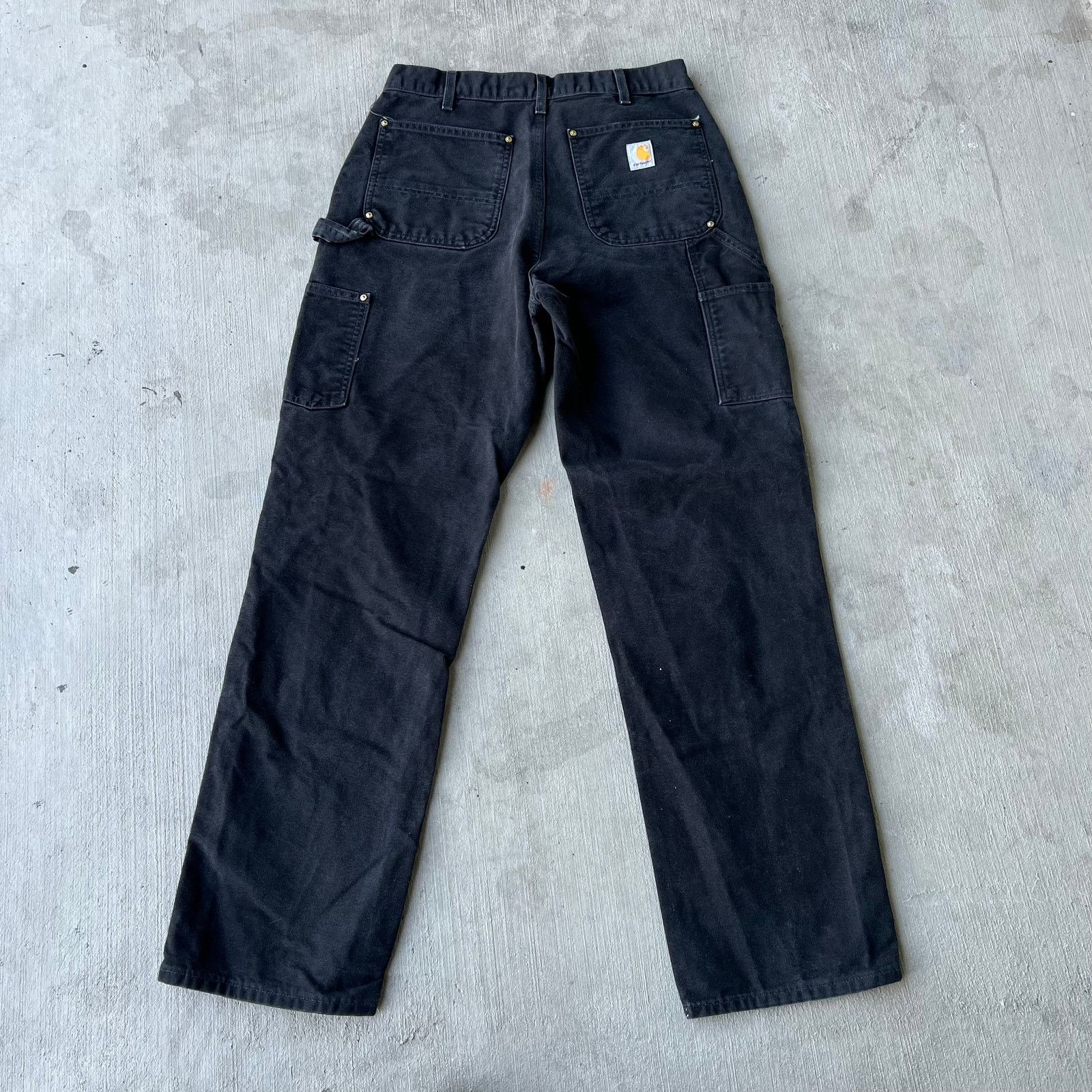 Carhartt × Vintage Carhartt black double knee work wear carpenter pants Size US 32 / EU 48 - 5 Thumbnail