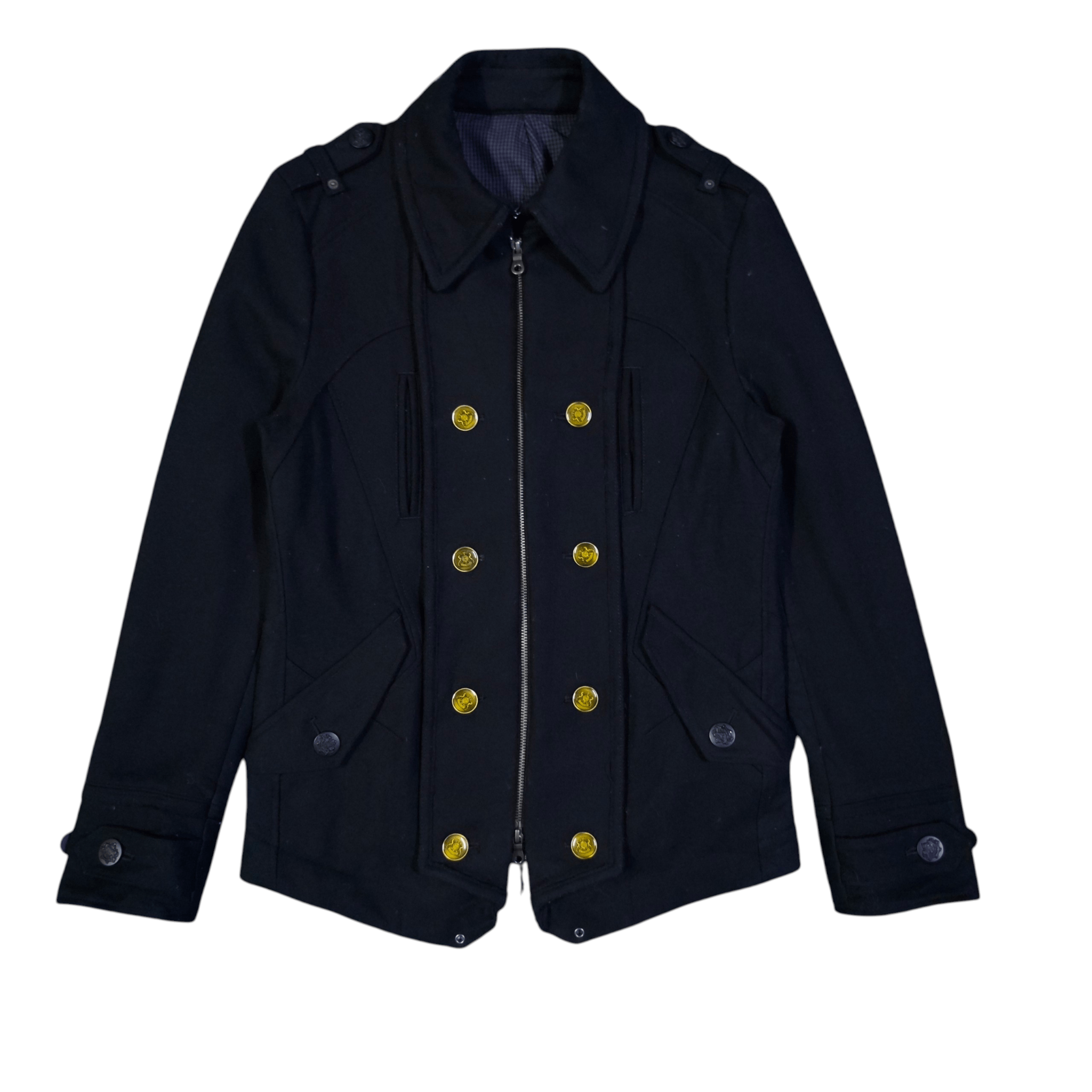 PPFM PPFM Napoleon wool jacket double zip vkei style | Grailed