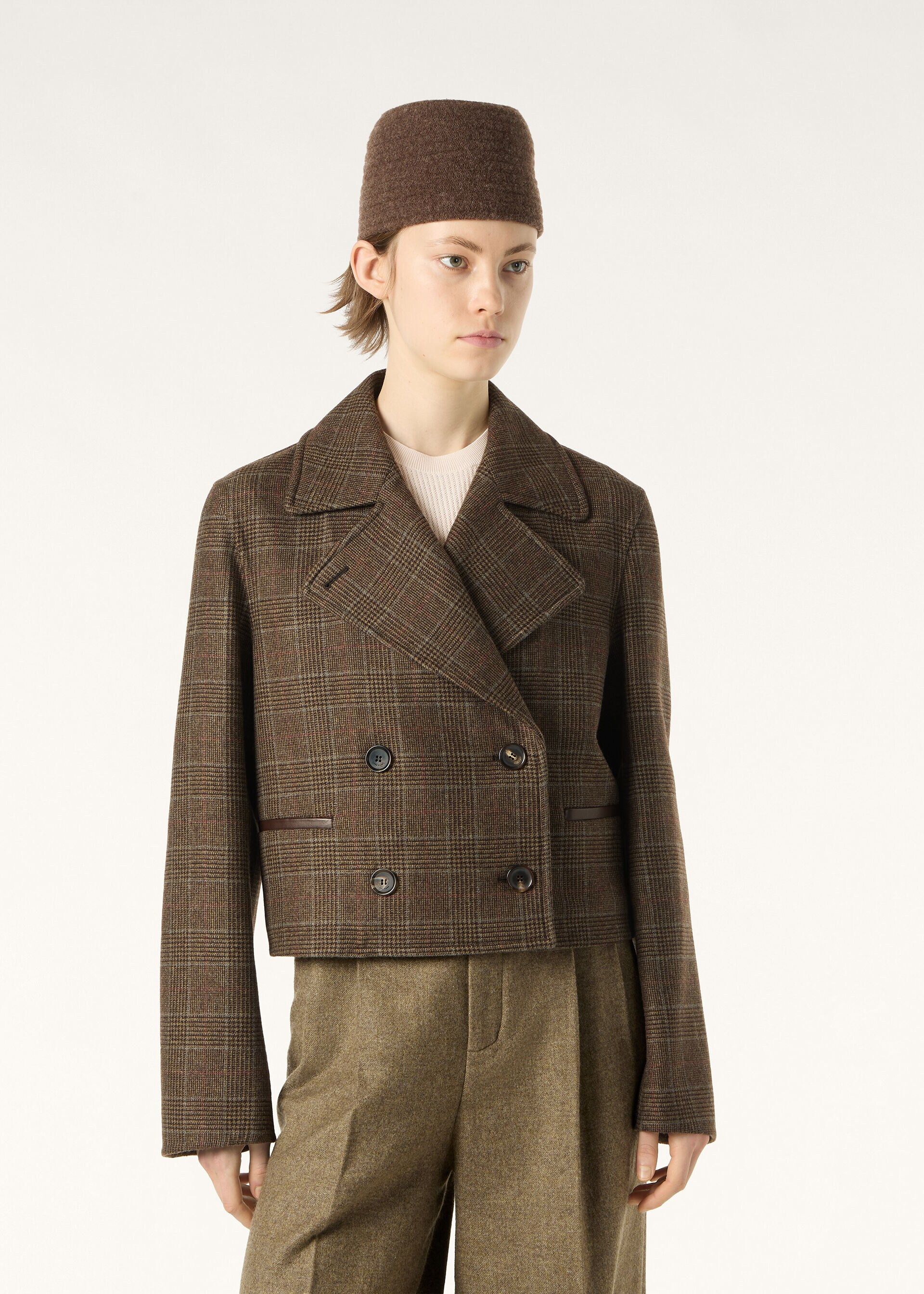 Loro Piana os11x0426 FRW1009 Hany Blouson Jacket in Tundra Check Size L / US 10 / IT 46 - 4 Thumbnail