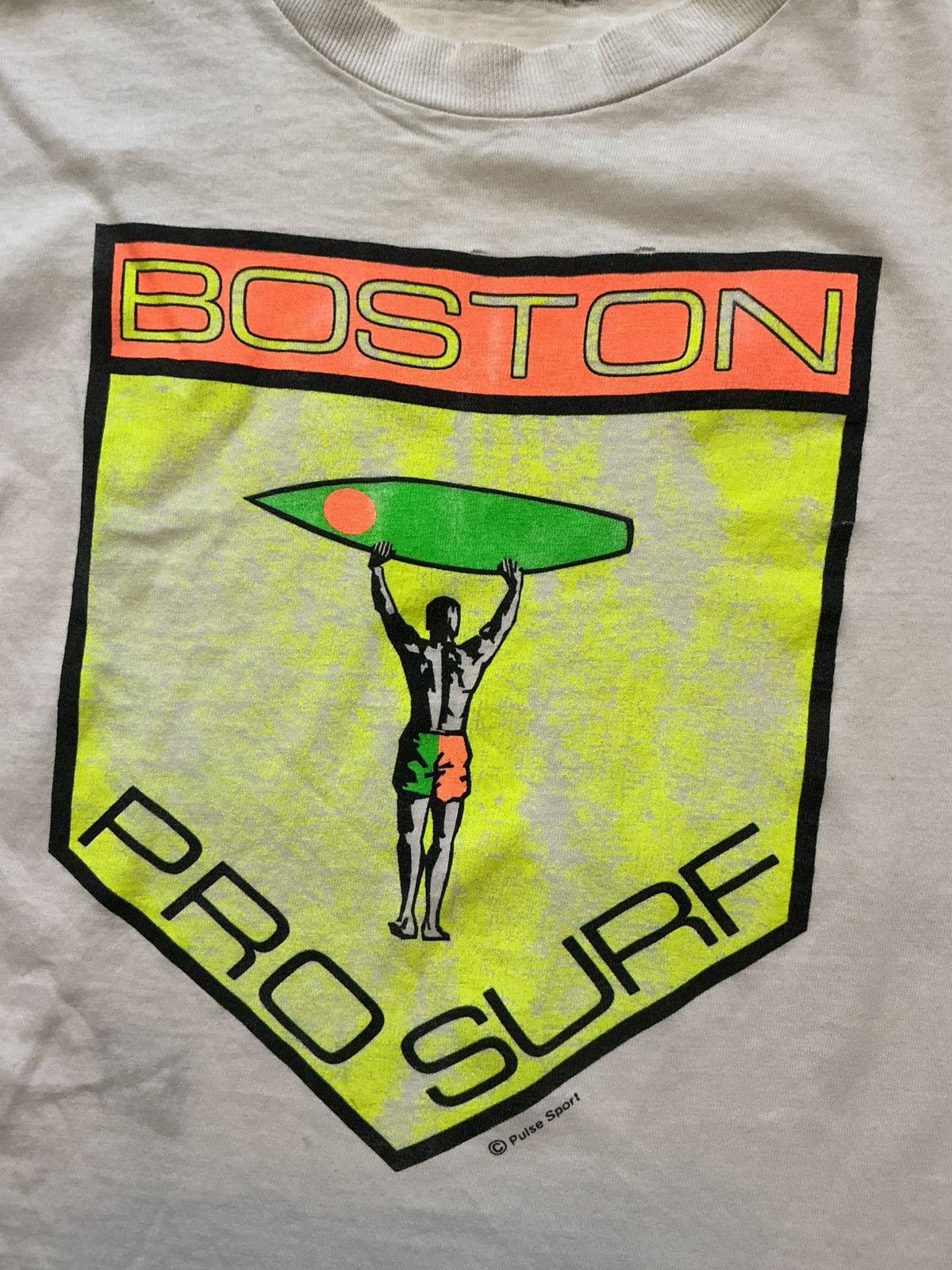 Vintage Vintage 90s Boston Pro Surf Pulse Sport Surfboard T-Shirt Size US S / EU 44-46 / 1 - 5 Thumbnail