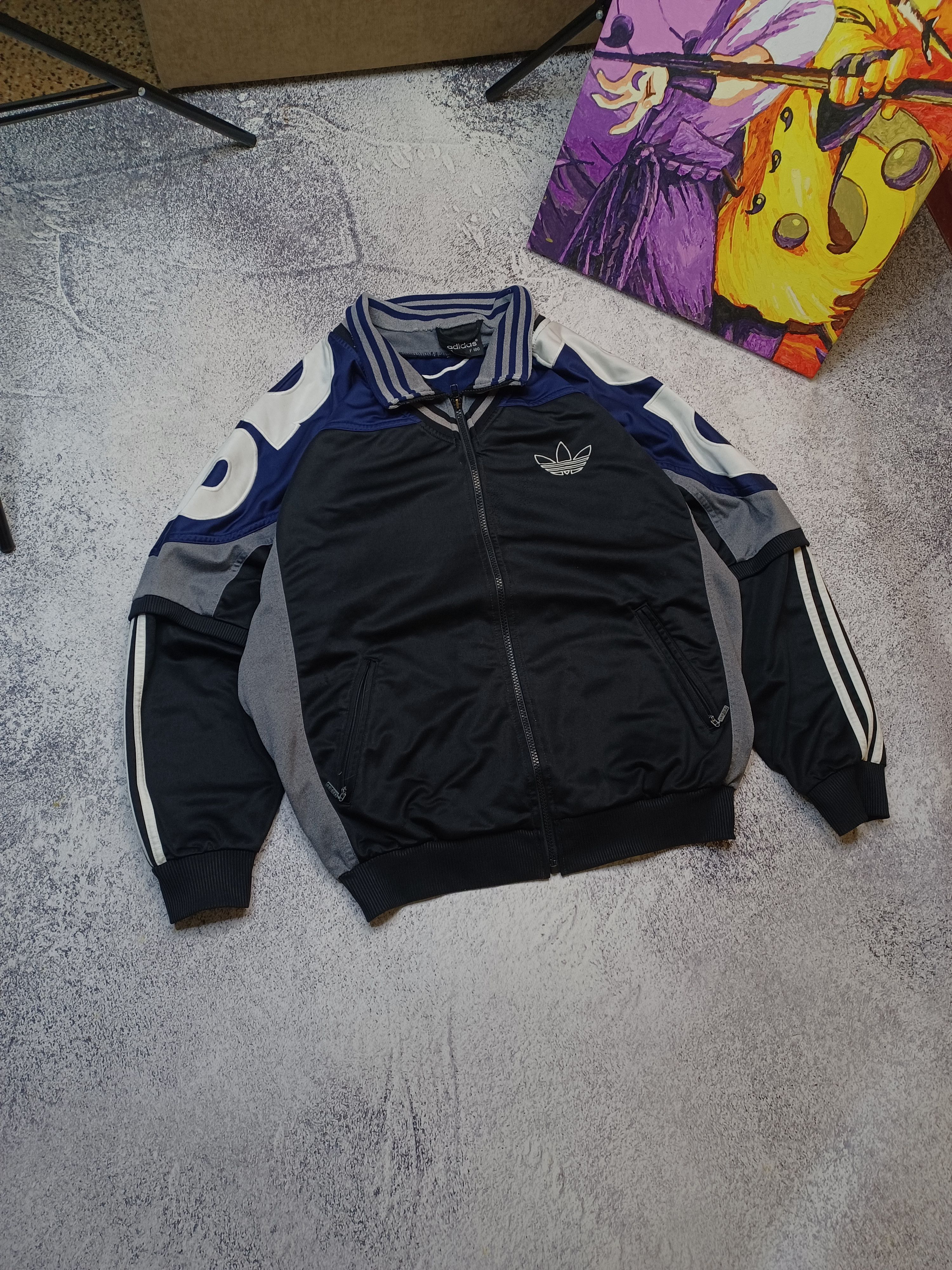 Adidas Vintage 90s Adidas Track Jacket Size US M / EU 48-50 / 2 - 1 Thumbnail