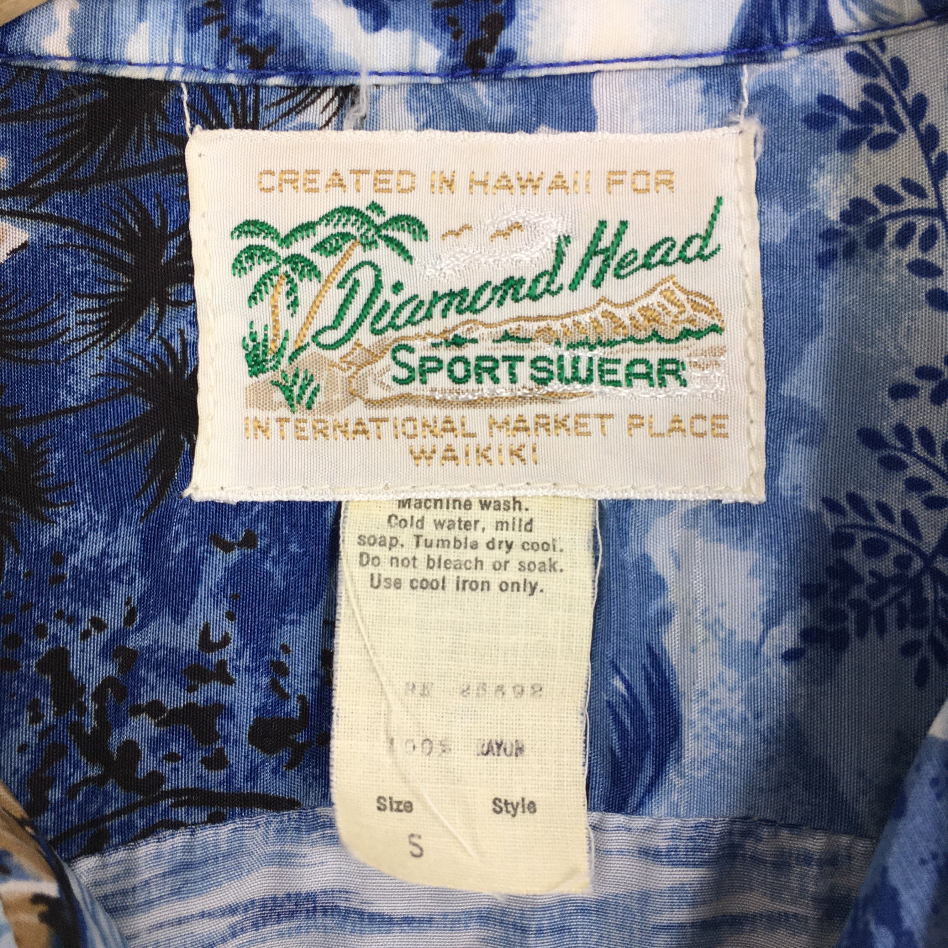 Diamond Head 1960s Diamond Head Sportswear Surfing Beach Rayon Shirt S Size US S / EU 44-46 / 1 - 5 Thumbnail