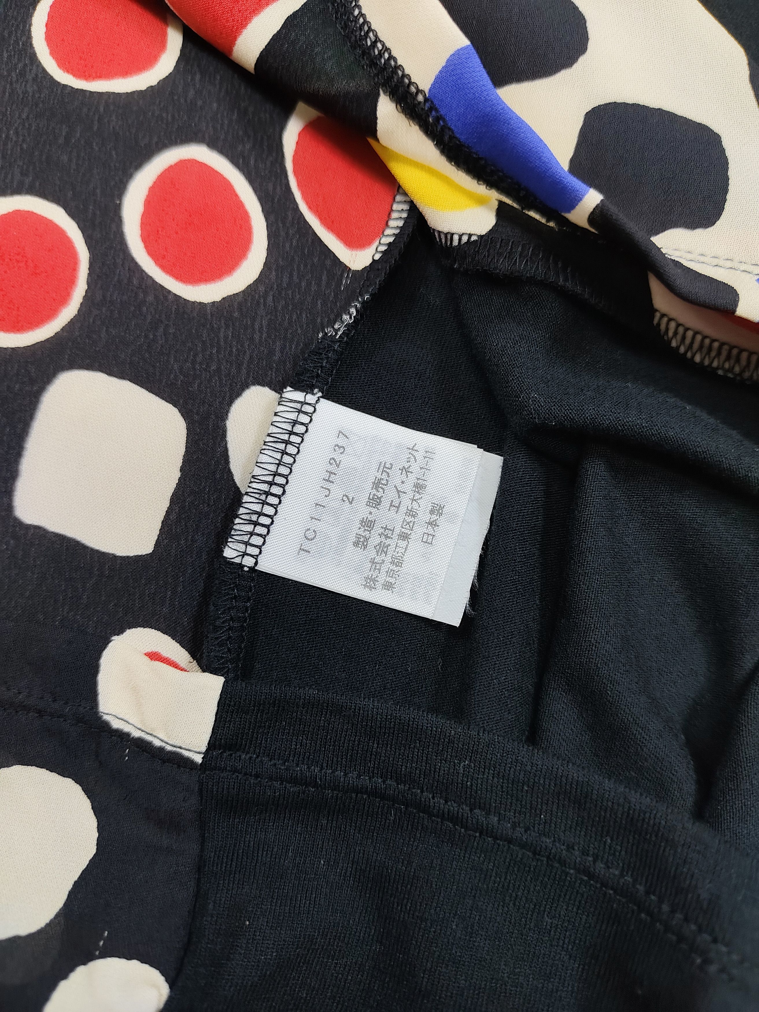 Tsumori Chisato Tsumori Chisato🇯🇵 Abstrac Pop Art Dot Panel Rayon Dress Size L / US 10 / IT 46 - 7 Thumbnail