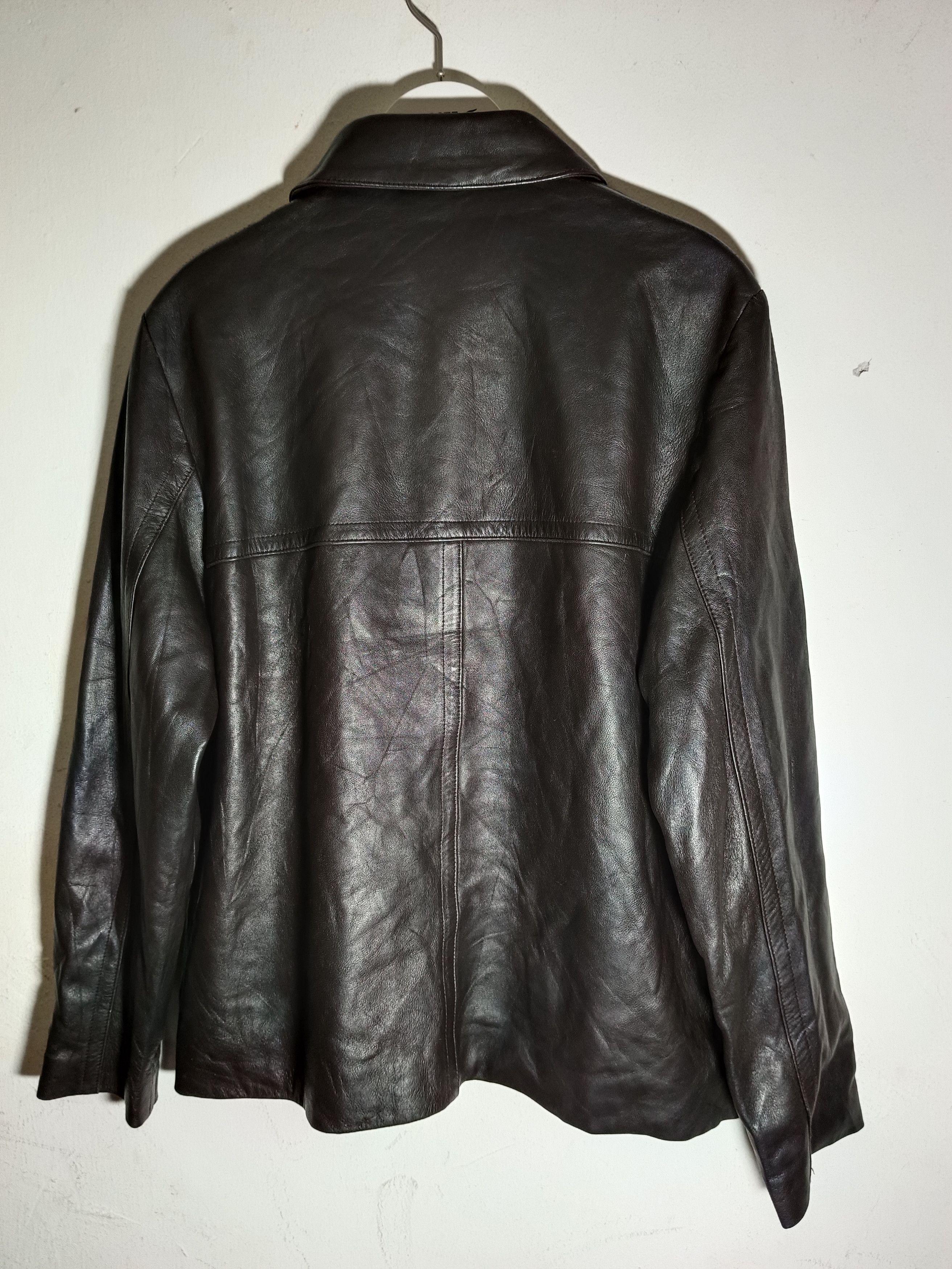 Vintage Vintage Brooks Brothers Leather Jacket Coat Size US M / EU 48-50 / 2 - 6 Thumbnail
