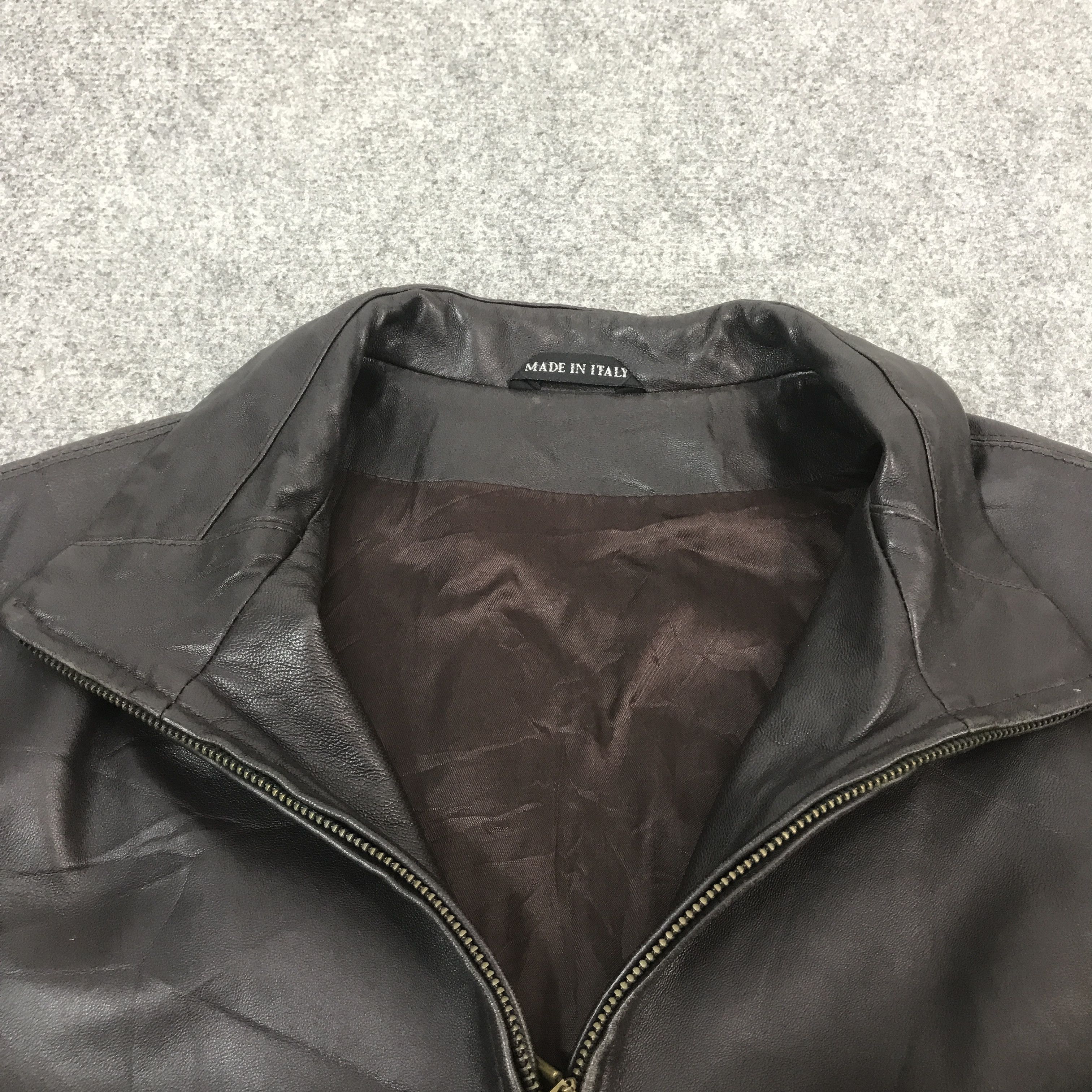 Leather VINATGE PIEROTUCCI LEATHER ZIPPER JACKET Size US L / EU 52-54 / 3 - 7 Thumbnail