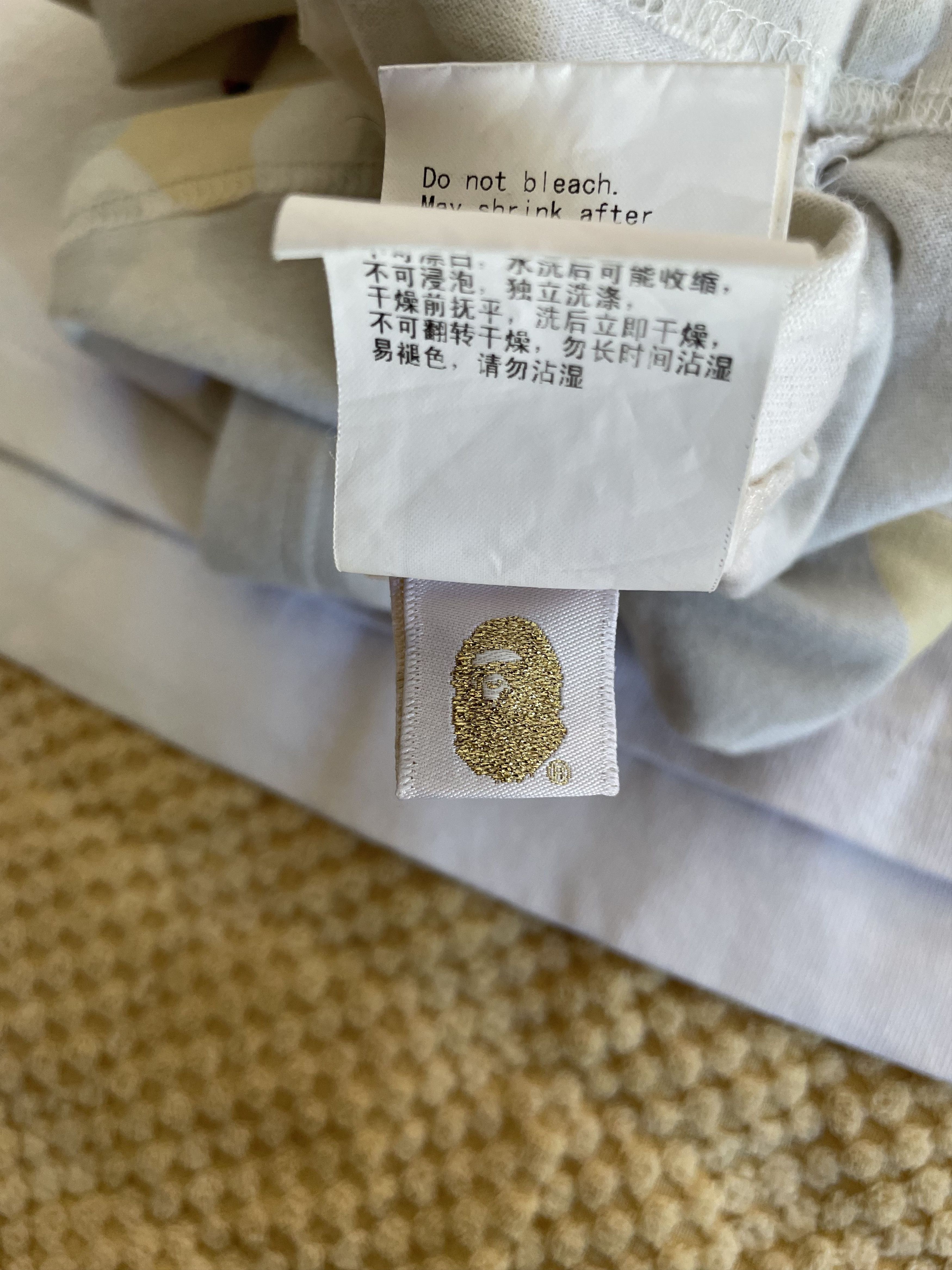 Bape Bape White Camo - GITD Shirt Size US XL / EU 56 / 4 - 11 Thumbnail