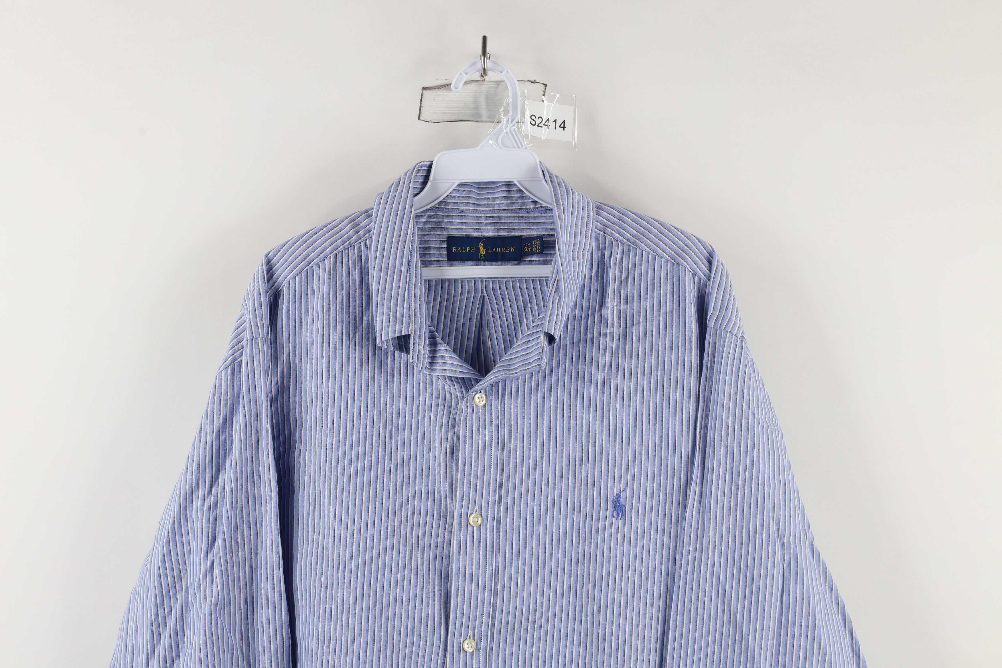 Polo Ralph Lauren Vintage Ralph Lauren Striped Collared Button Down Shirt Size US M / EU 48-50 / 2 - 2 Thumbnail