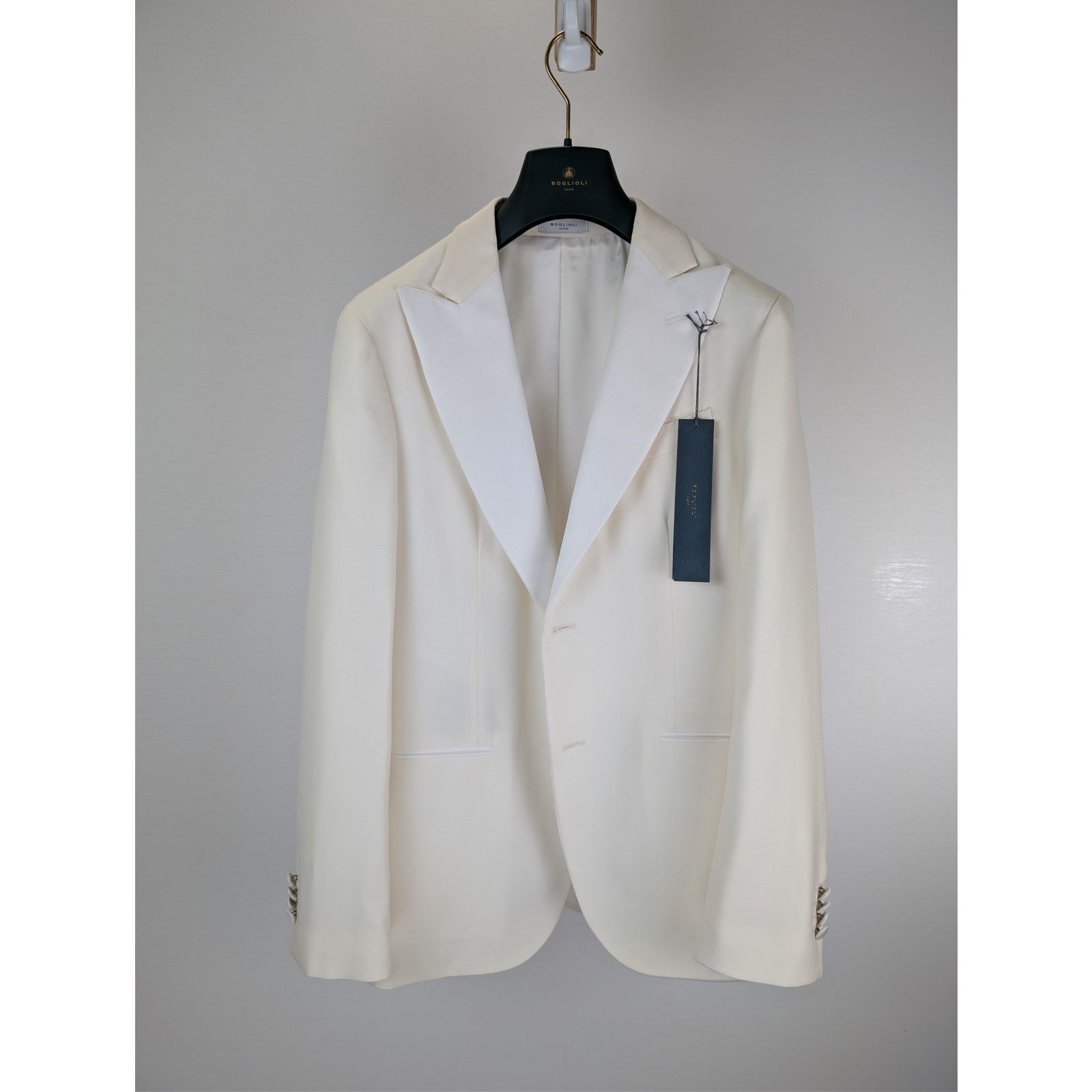 Boglioli o1rshd1 CC20 Jacket Tuxedo in White Size US M / EU 48-50 / 2 - 1 Thumbnail