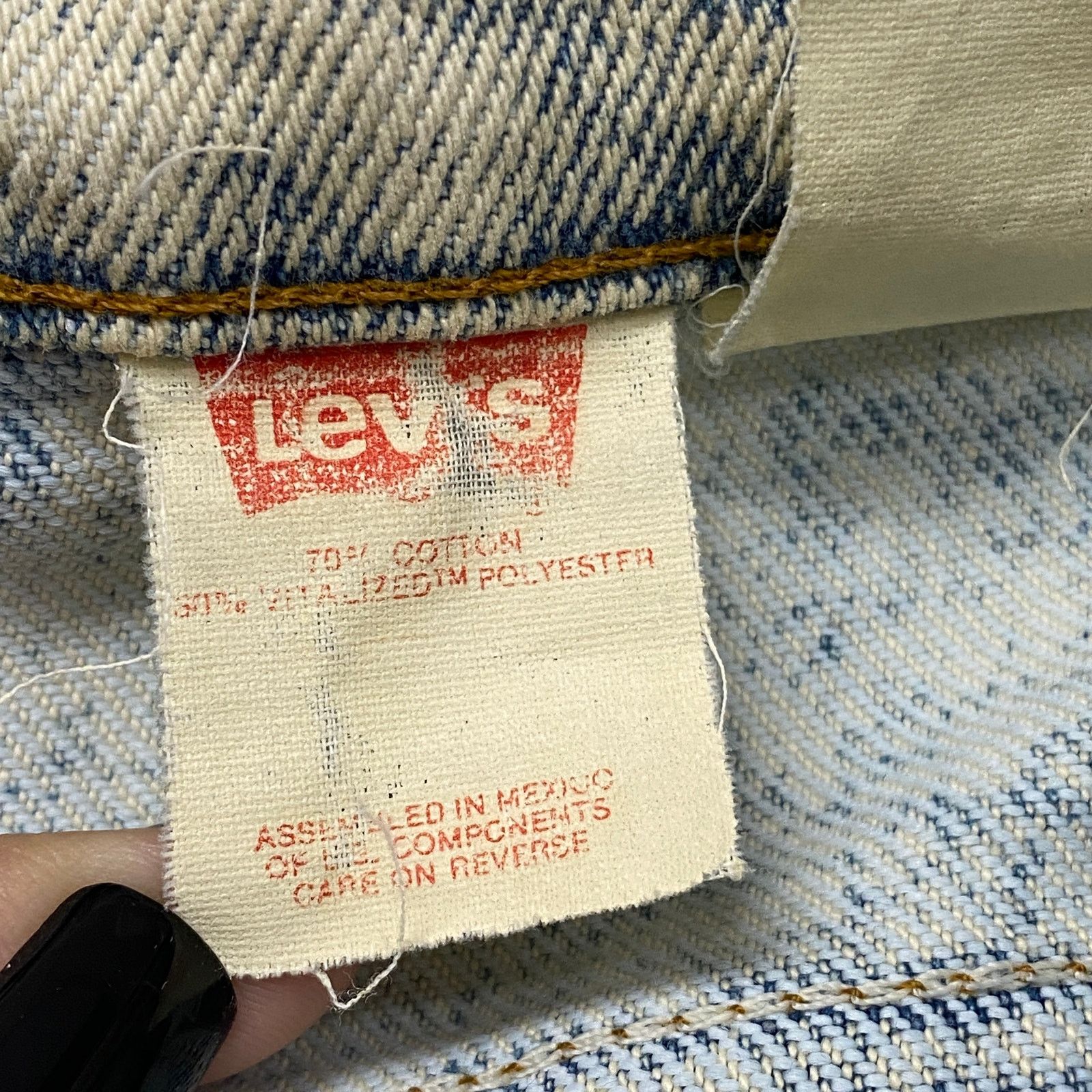 Levi's Vintage Levis Silver Medal Light Acid Wash Distressed Jeans Size 38" / US 16 / IT 52 - 10 Thumbnail