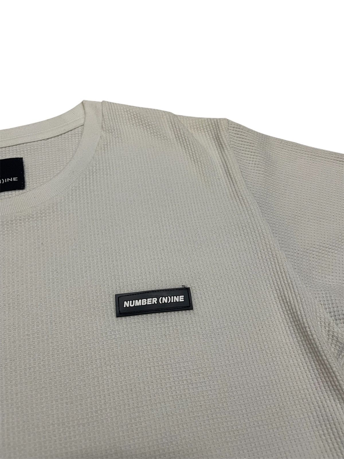 Number (N)ine Number (N)Ine Thermal Knit Waffle Small Logo Tee Size US M / EU 48-50 / 2 - 4 Thumbnail