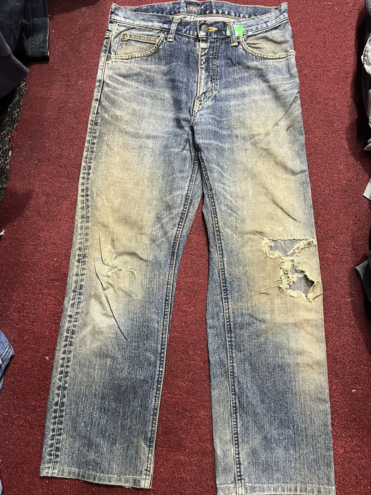 Lee VTG LEE riders union made jeans zipper Size US 31 - 1 Thumbnail