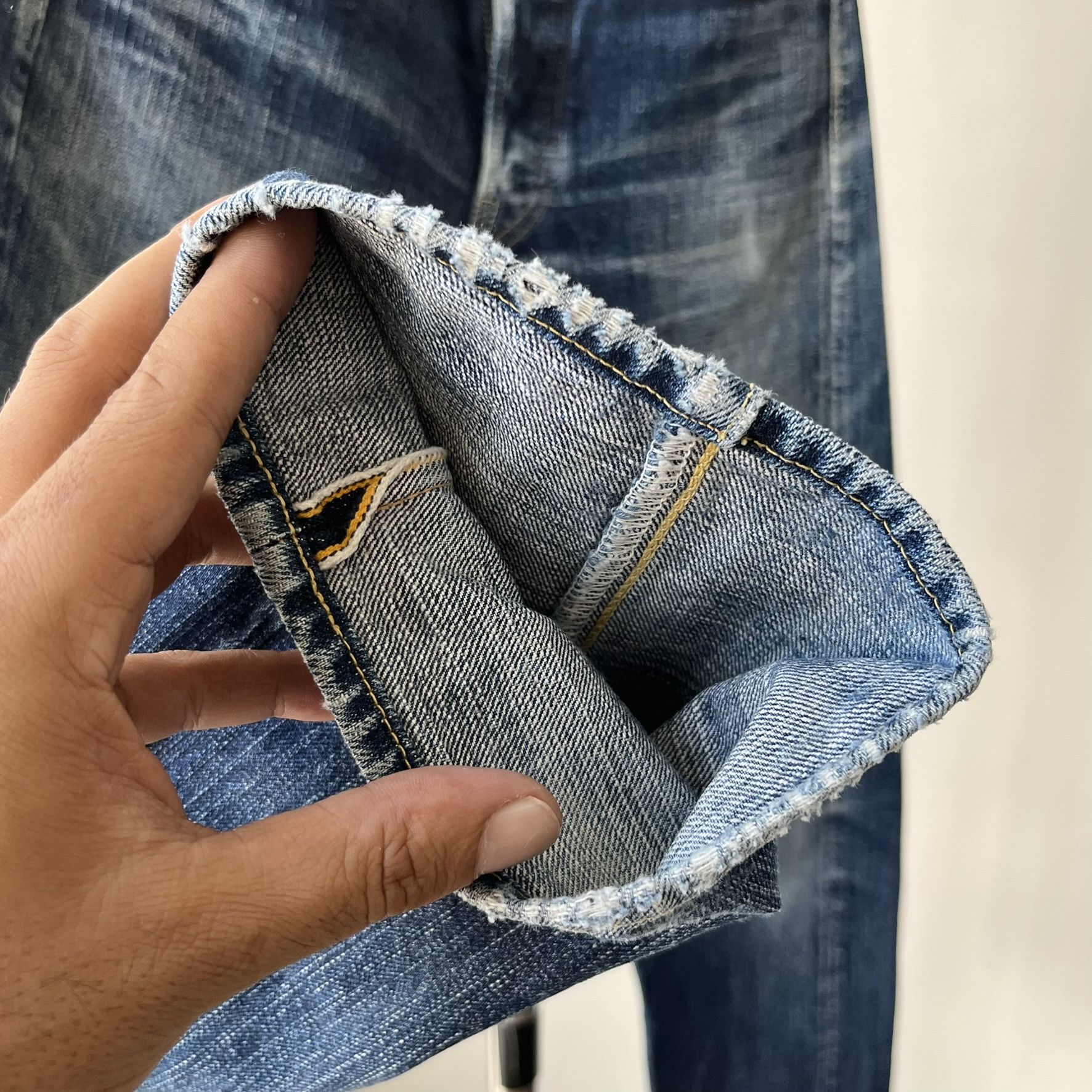 Pherrow's ize 28x29 Vintage Pherrows Japan Faded Blue Selvedge S260 Size US 28 / EU 44 - 4 Thumbnail