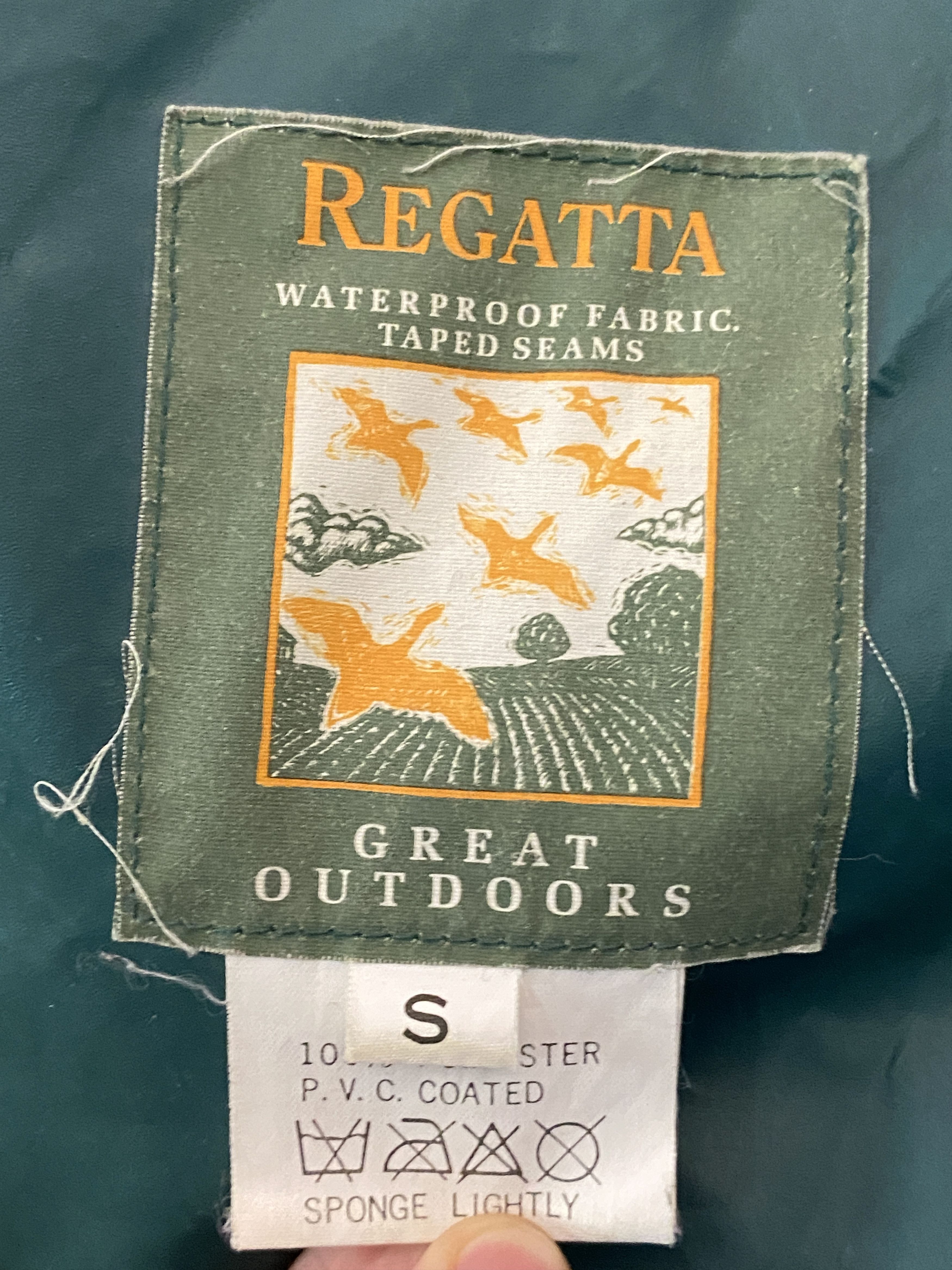 Vintage 90s Regatta Vintage Men's Rain Jacket - S Size US S / EU 44-46 / 1 - 5 Thumbnail