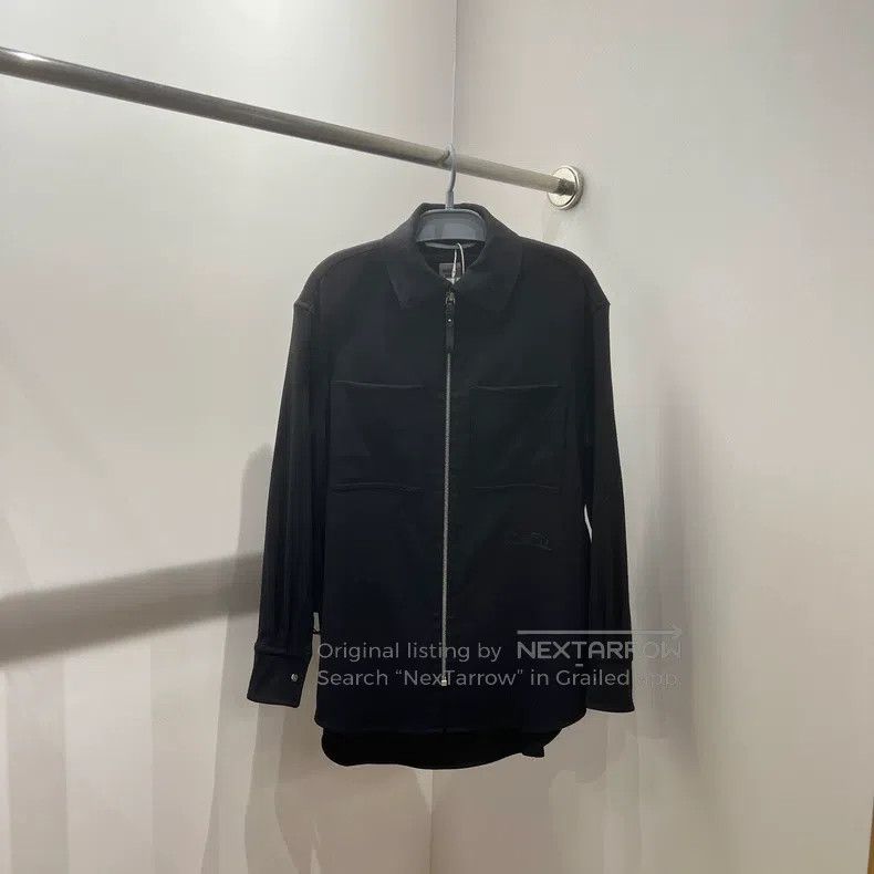 Hermes Hermes Solid Color Lapel Carriage Embroidered Zip-up Jacke Size XS / US 0-2 / IT 36-38 - 1 Thumbnail