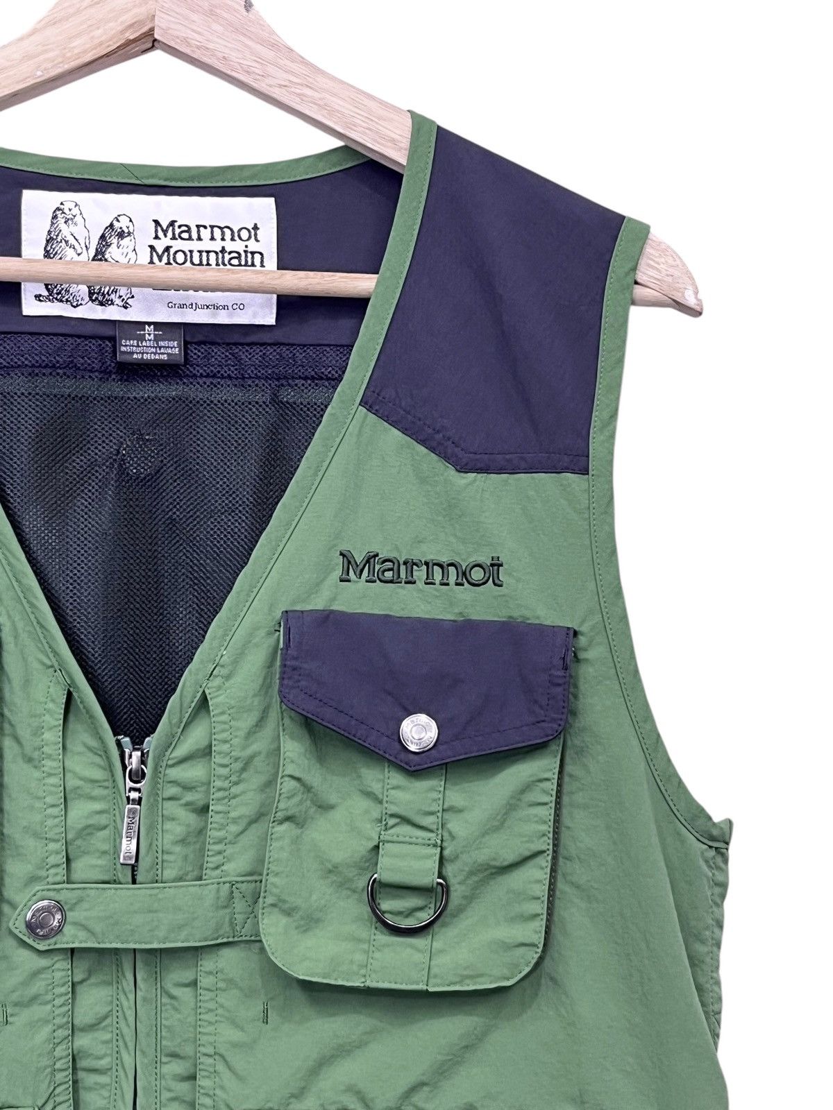 Number (N)ine 🔥Vintage MARMOT MOUNTAIN LIMITED x DESCENTE Hype Nylon Vest Size US M / EU 48-50 / 2 - 3 Thumbnail