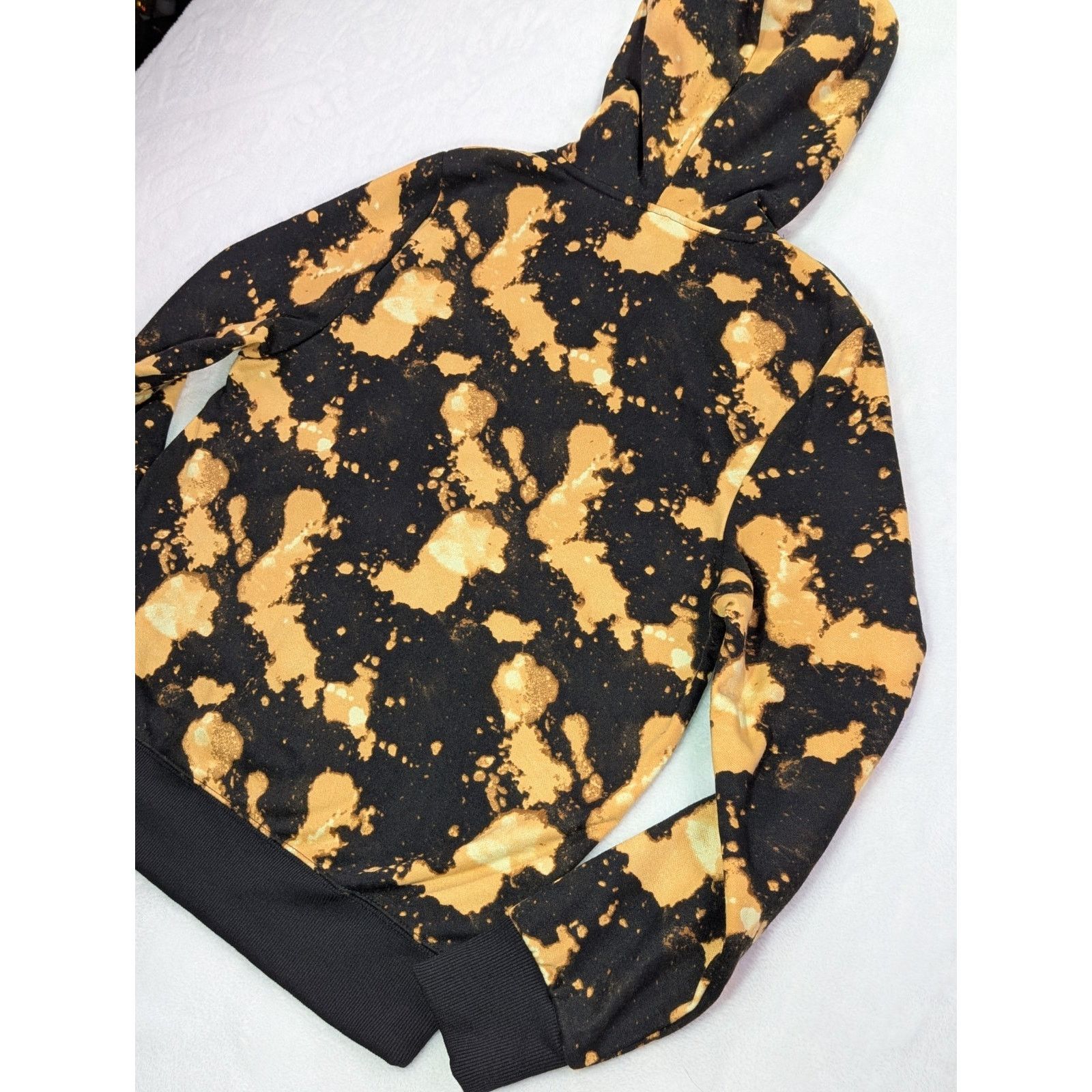 WeSC WeSC Conspiracy Mike Bleached Hoodie Black Yellow S/M Size US S / EU 44-46 / 1 - 13 Thumbnail