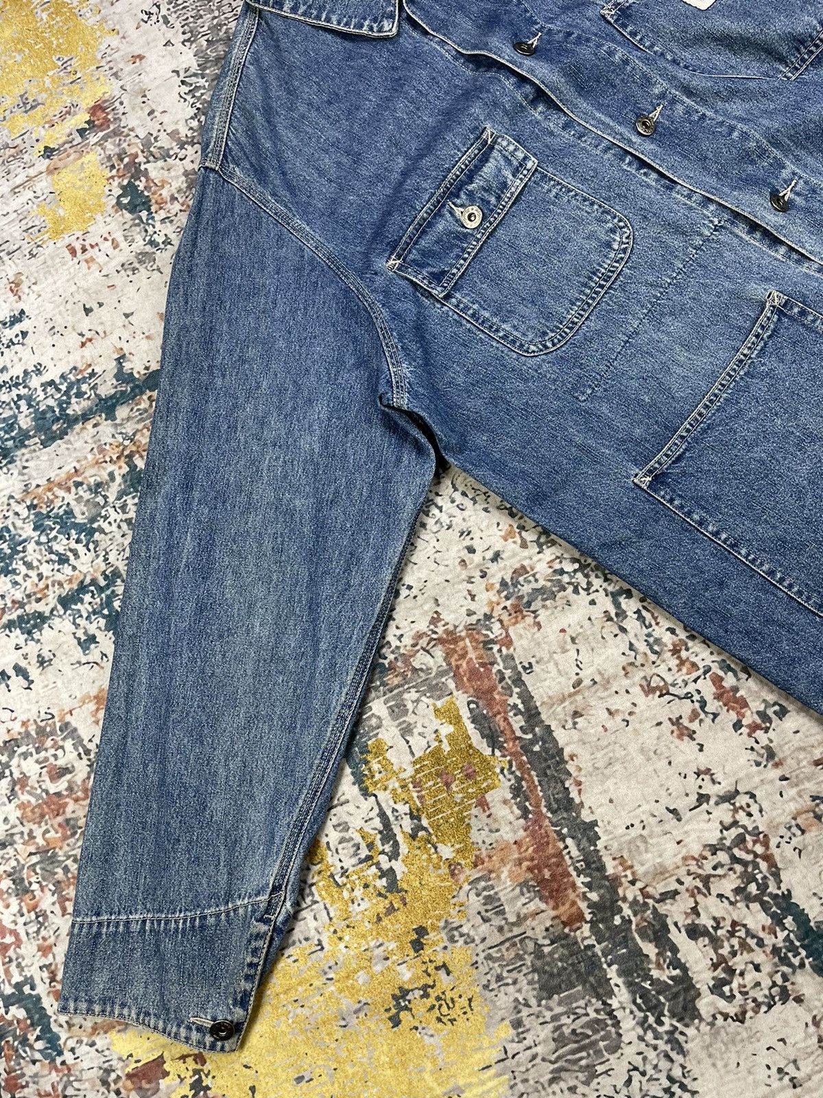 Japanese Brand Machope Worker Denim Chore Carhartt Like Jackets Size US L / EU 52-54 / 3 - 3 Thumbnail