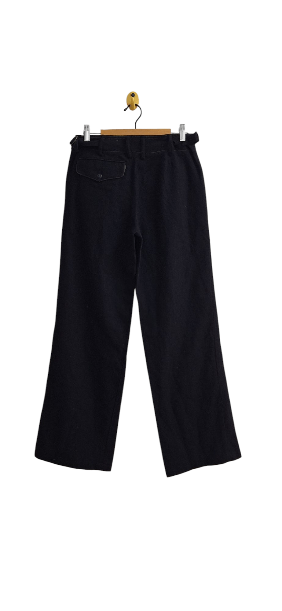 Designer × Pas de Calais Pas De Calais Baggy Wide Wool Adjustable Waist Pants Size US 29 - 7 Thumbnail