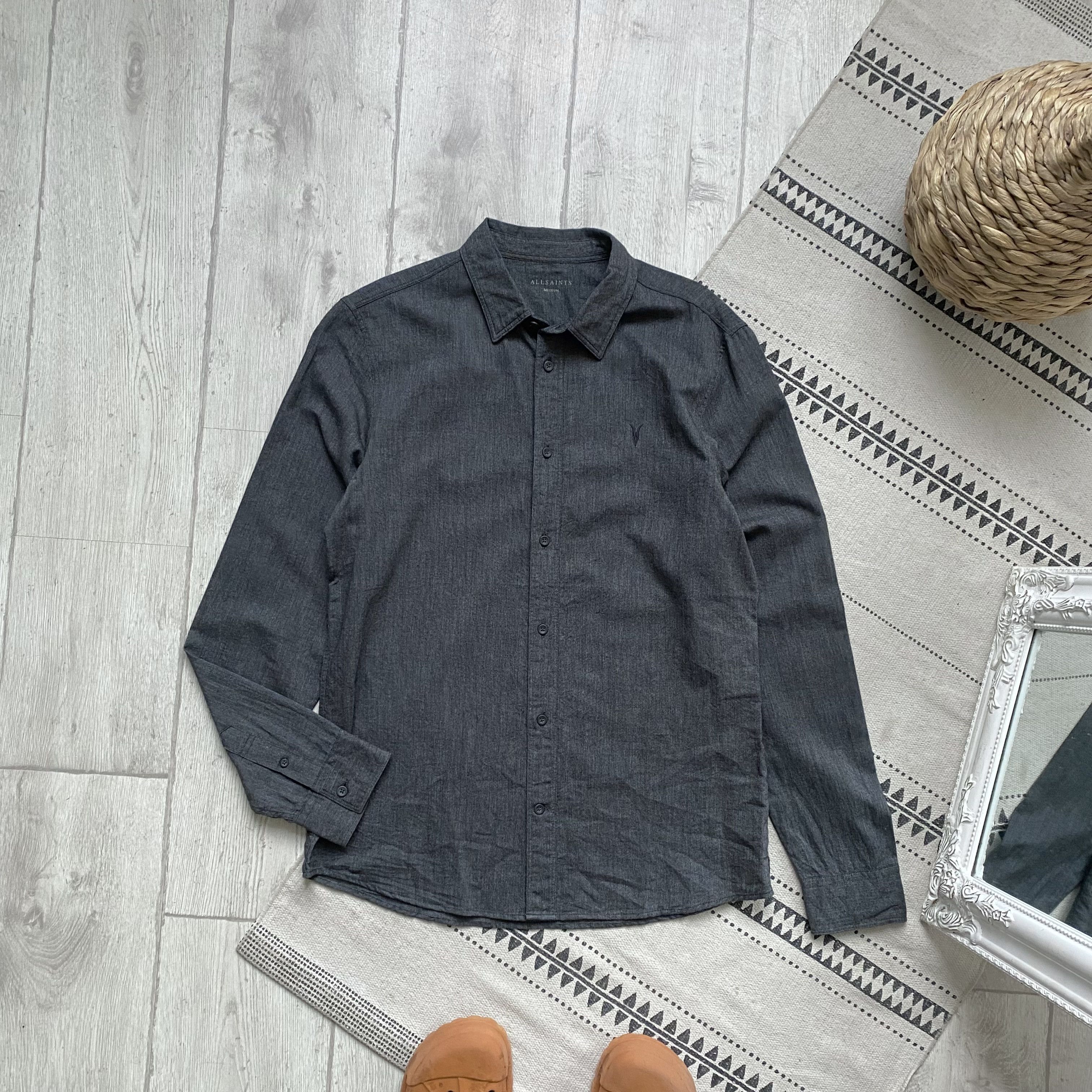 Allsaints Designer ALLSAINT Shirt Button Ups longsleeve Size US M / EU 48-50 / 2 - 9 Thumbnail