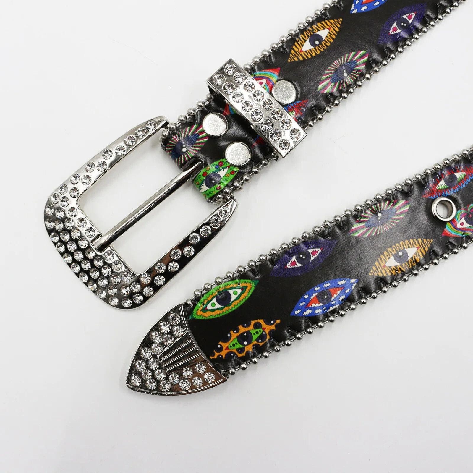 Jewelry Doodle Art Watercolor Punk Style Belt Size ONE SIZE - 2 Thumbnail