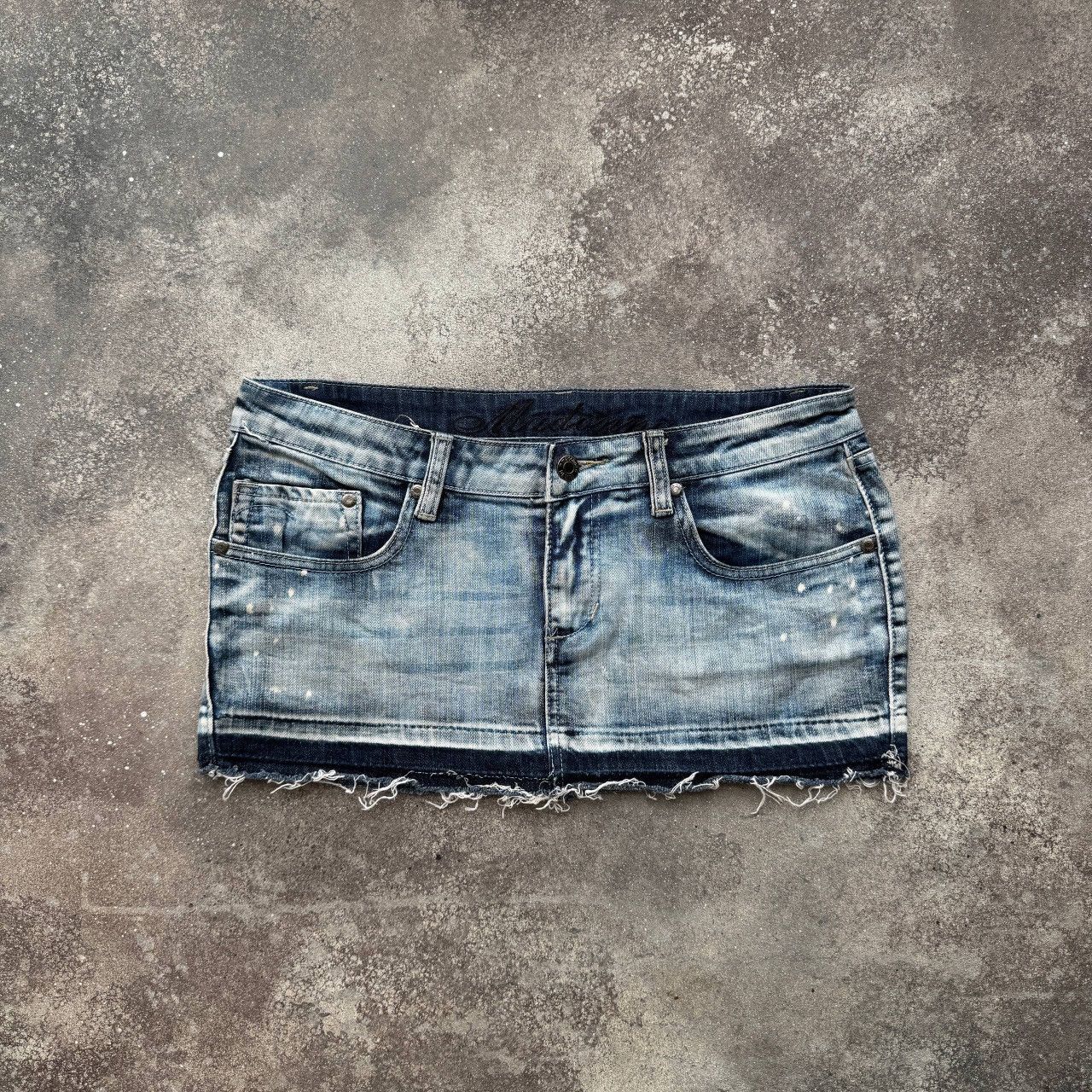 Hysteric Glamour Madonna Y2K Glam Vintage Sexy Denim Mini Skirt Size 28" / US 6 / IT 42 - 1 Thumbnail