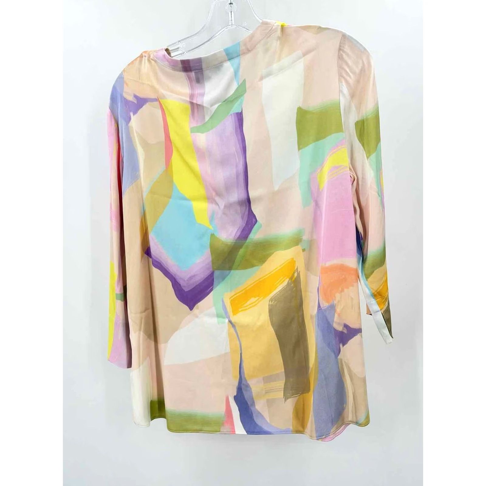 Vintage Habella Blouse Size 8 Tan Pre-Owned Size M / US 6-8 / IT 42-44 - 2 Thumbnail