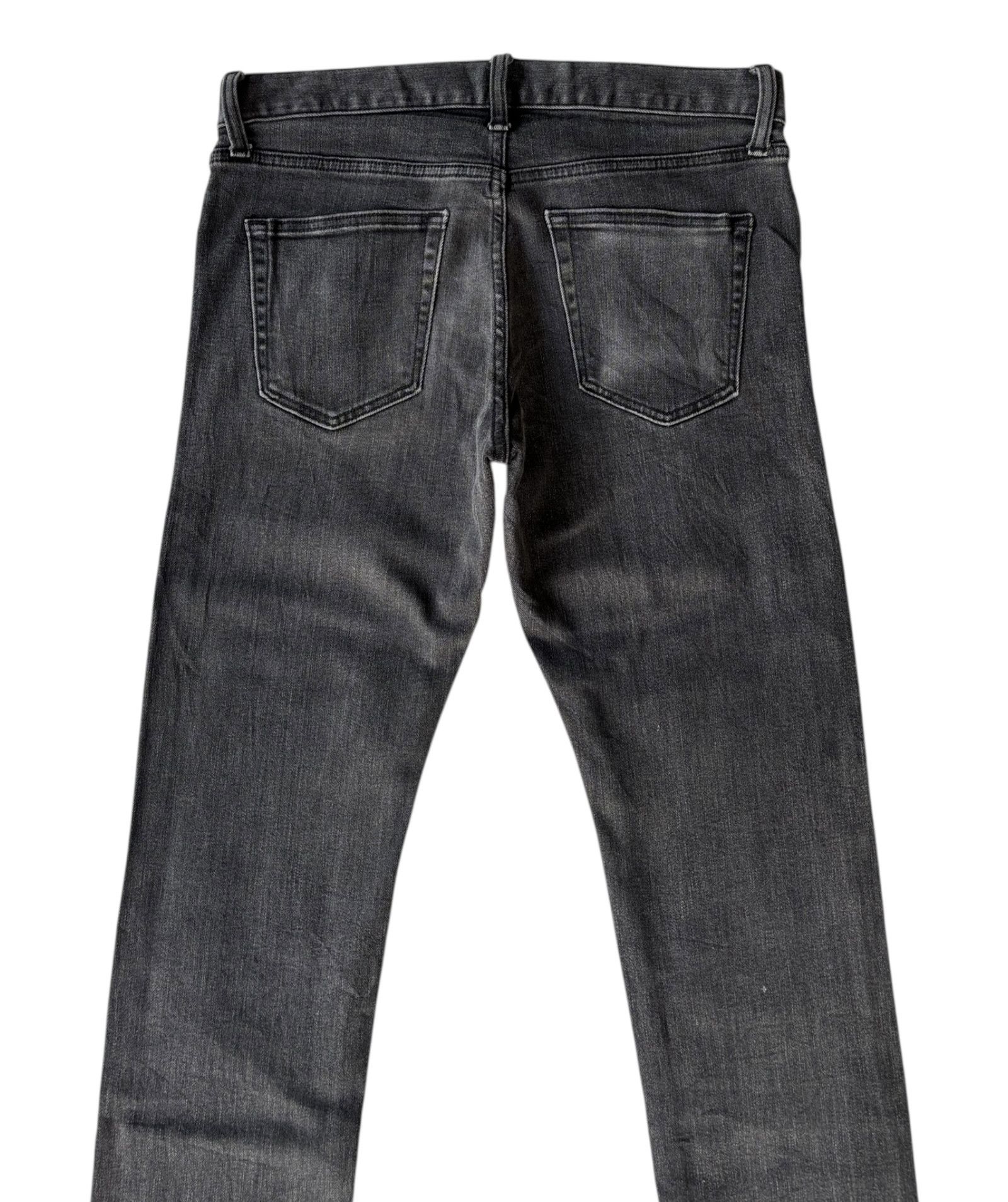 Undercover × Uniqlo Vintage Uniqlo Black Faded Selvedge Jeans Size US 31 - 6 Thumbnail