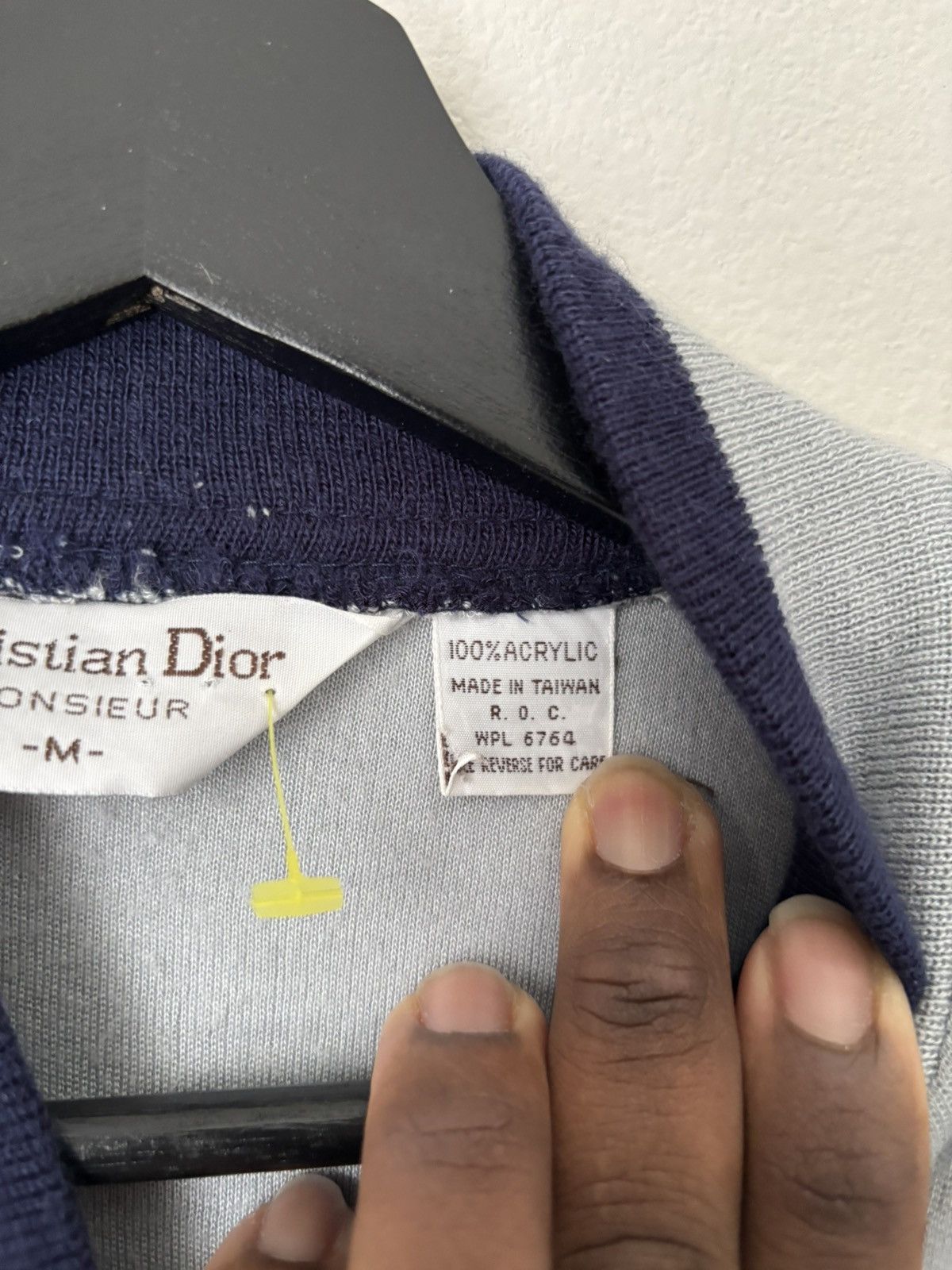 Christian Dior Monsieur Christian Dior Monsieur Zip-Up Sweatshirt Size US M / EU 48-50 / 2 - 2 Thumbnail