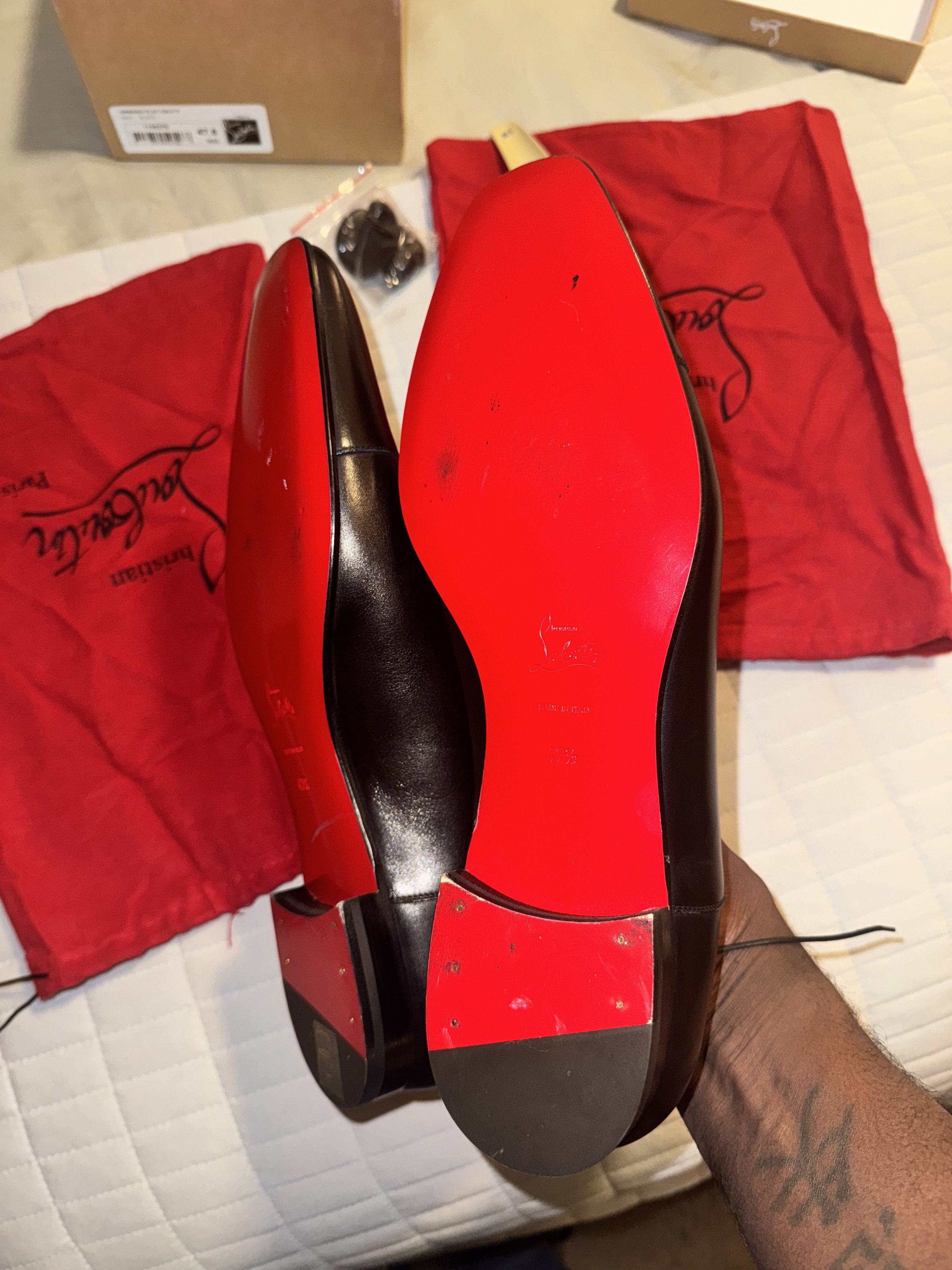 Christian Louboutin Greggo Flat Calf P Size US 14 / EU 47 - 6 Thumbnail