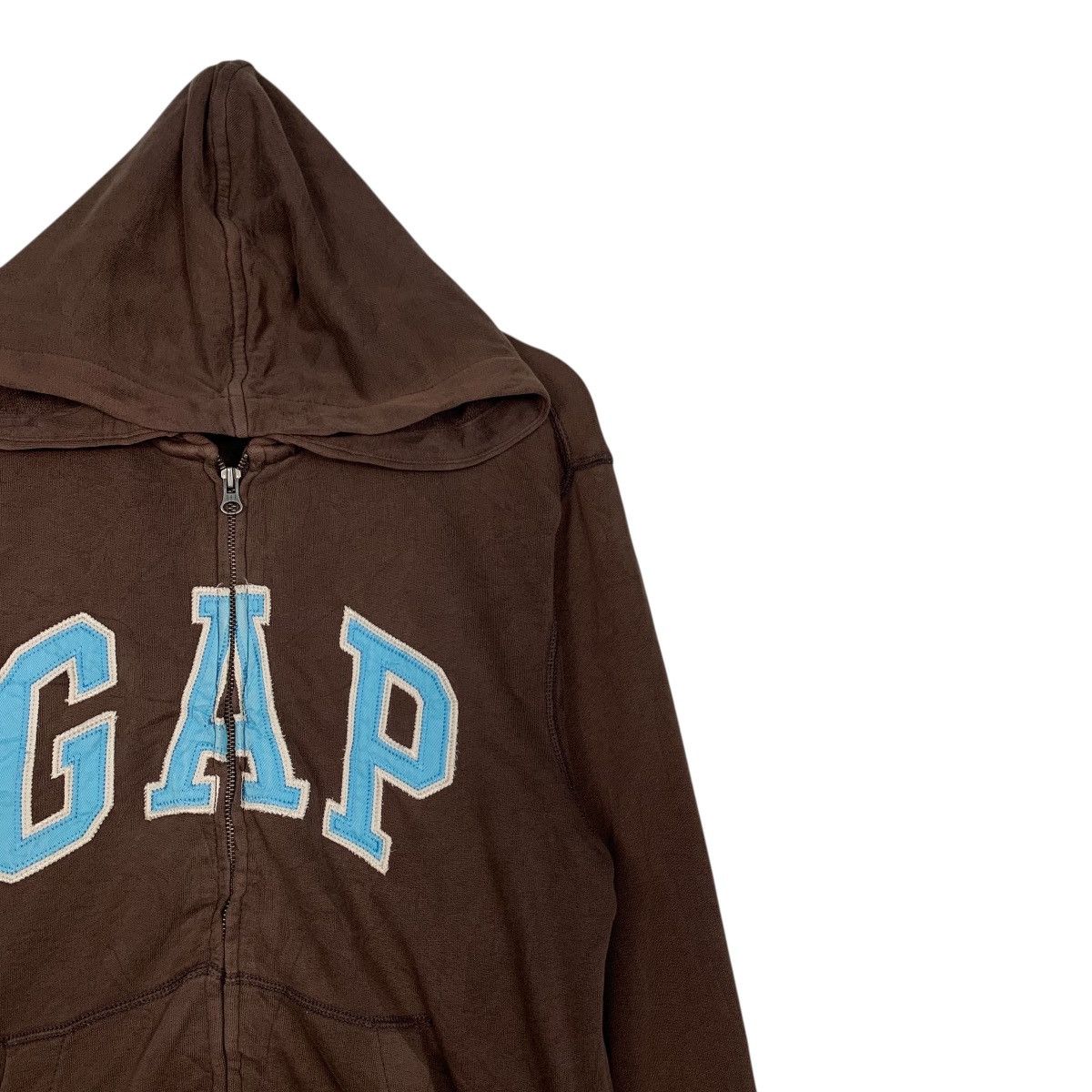 Gap Y2k Vintage GAP Big Logo Zipper Hoodie Sweatshirt #3595-C164 Size US S / EU 44-46 / 1 - 4 Thumbnail