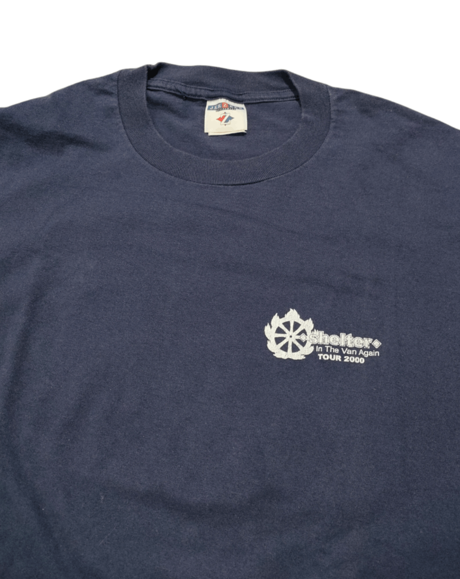 Band Tees × Vintage Early 00s SHELTER - IN THE VAN AGAIN TOUR 2000 Vintage Tee Size US XXL / EU 58 / 5 - 9 Thumbnail