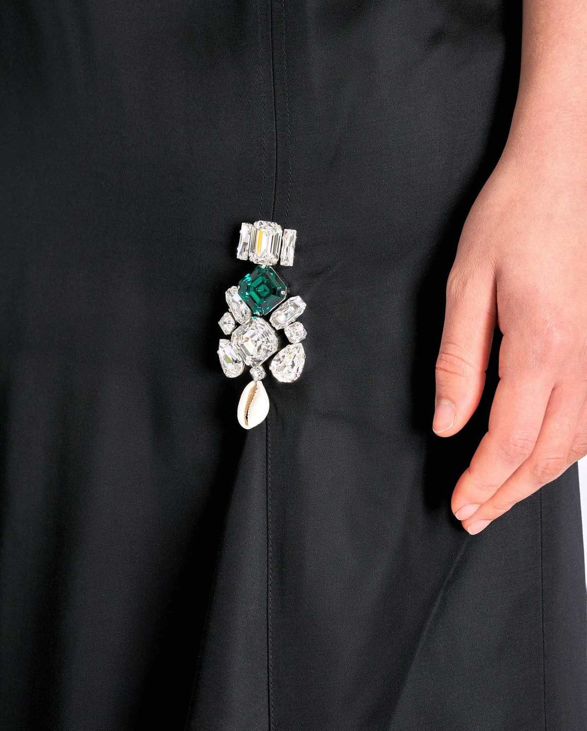 Wales Bonner BNWT AW23 WALES BONNER JOSEPHINE HEAVY SATIN DRESS 40 Size S / US 4 / IT 40 - 10 Thumbnail