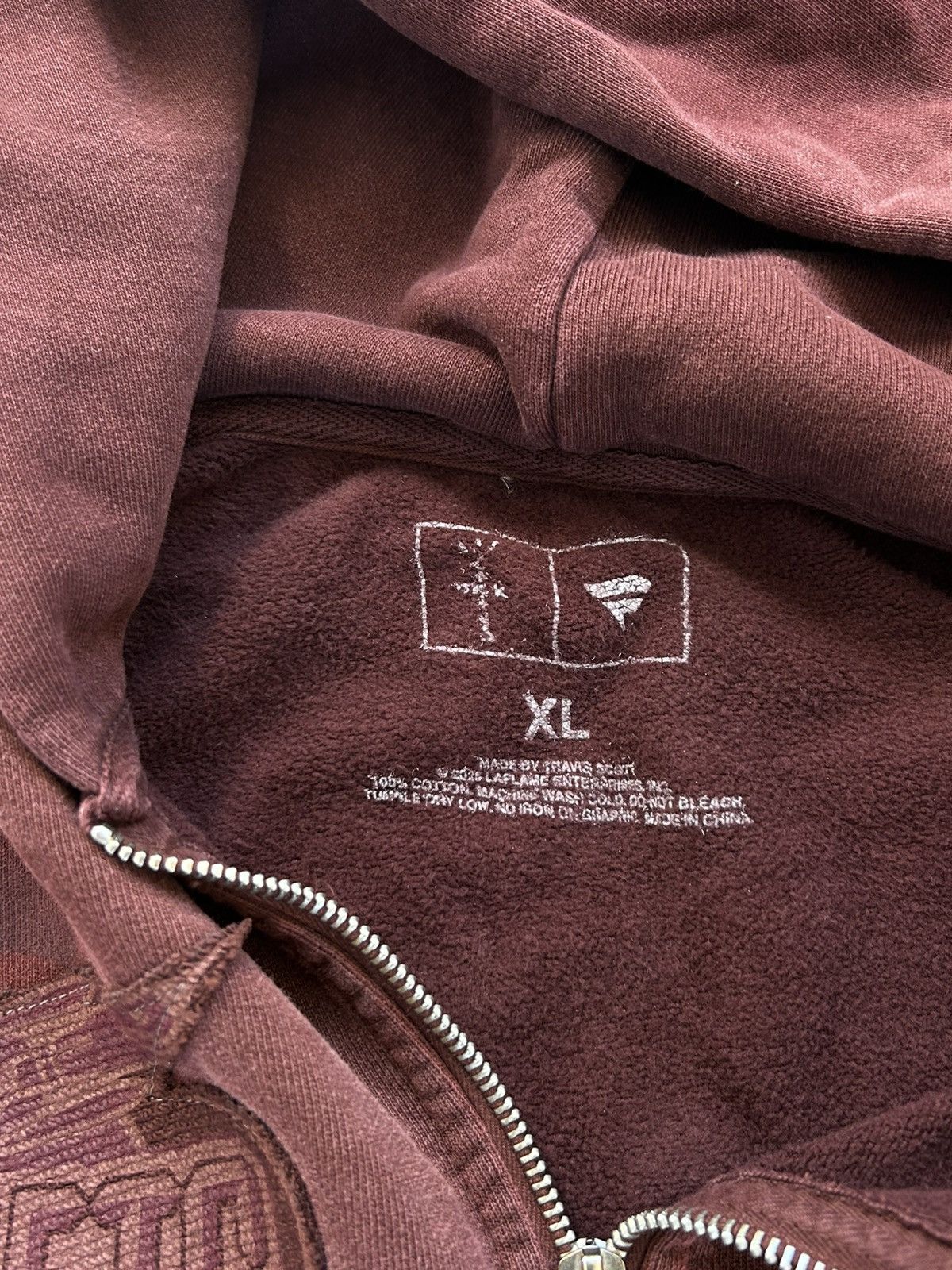 Travis Scott Travis Scott Fanatics Game Houston Red Zip Up Hoodie Size US XL / EU 56 / 4 - 8 Thumbnail