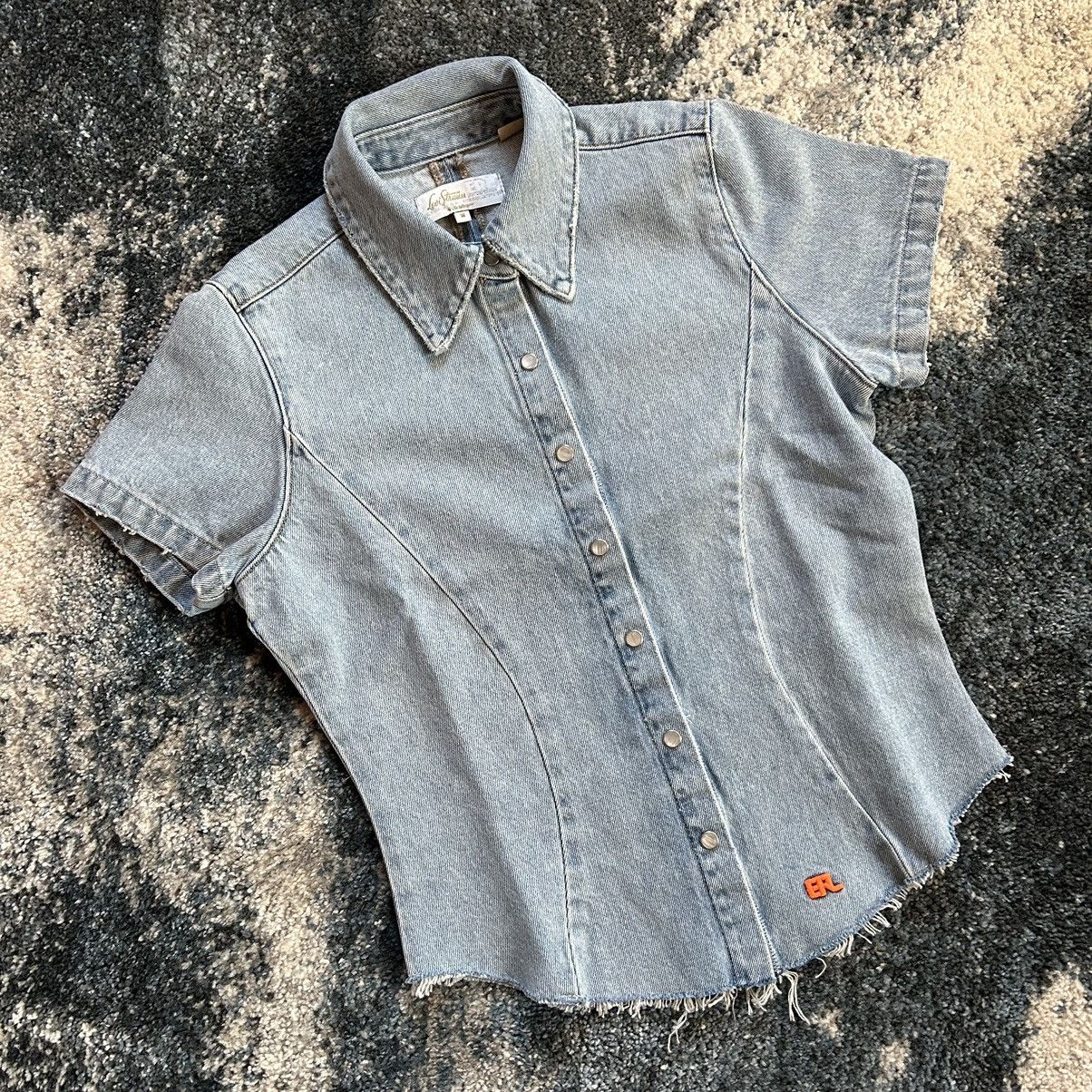 ERL × Levi's LiGHT BLUE STONE WASH FiTTED DENiM SHiRT A53830000 Size M / US 6-8 / IT 42-44 - 1 Thumbnail