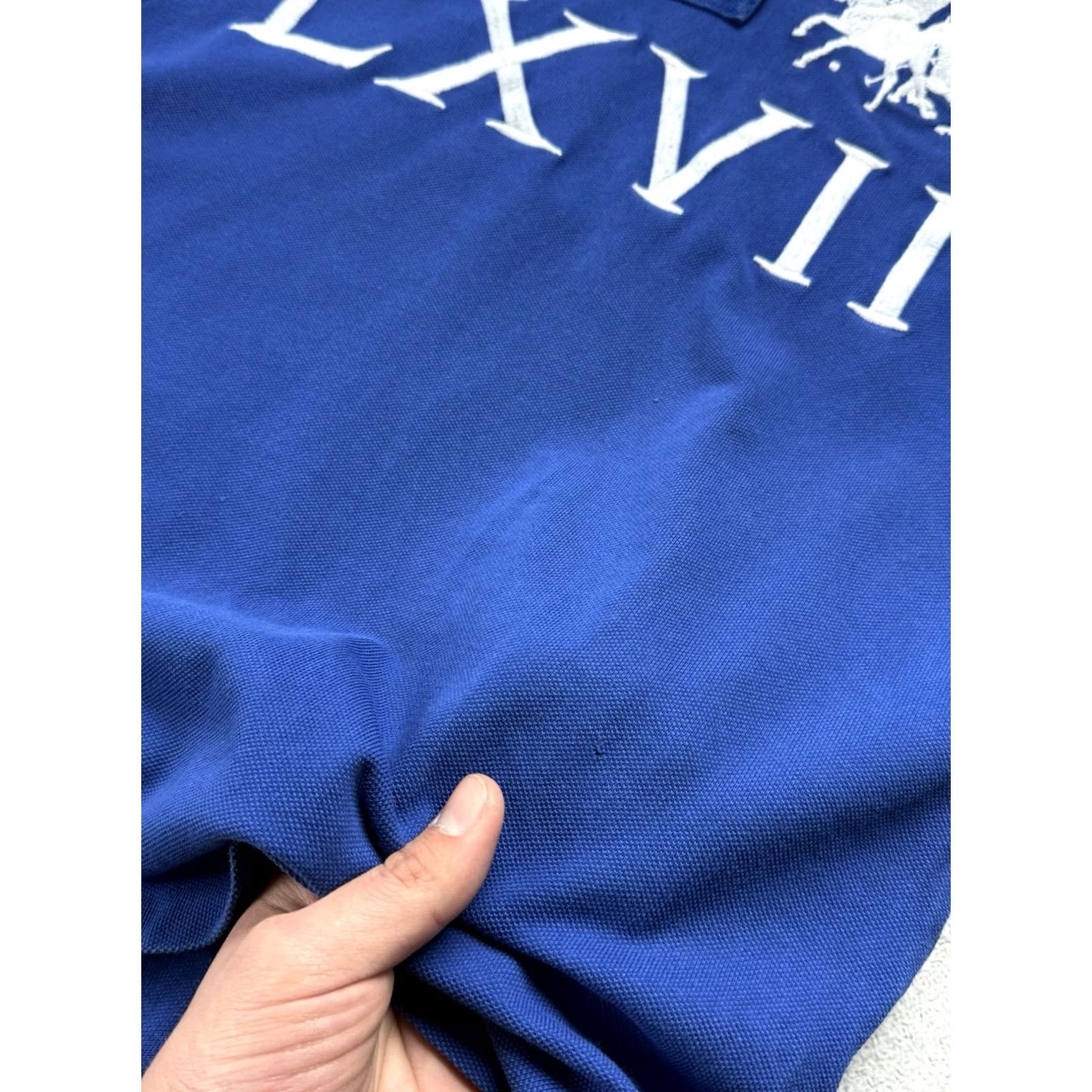 Polo Ralph Lauren VINTAGE Polo Ralph Lauren Polo Shirt Rugby Big Pony LXVII Blue Mens Size S Size US S / EU 44-46 / 1 - 3 Thumbnail