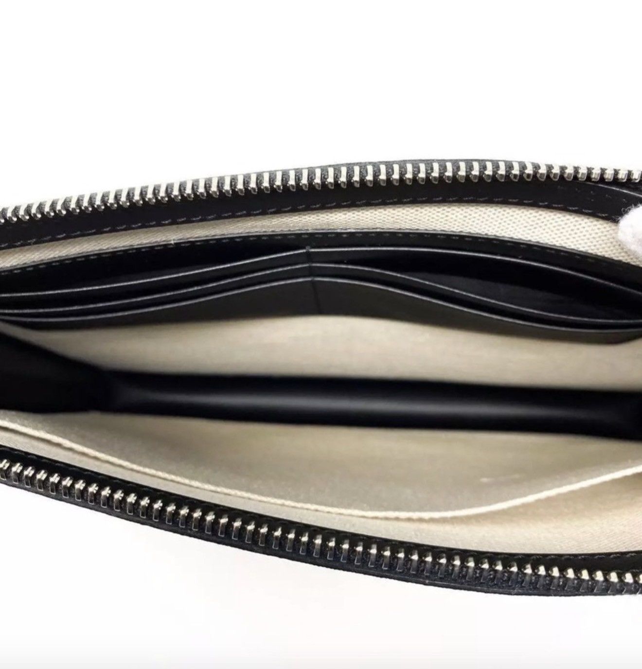 Gucci Gucci Black GG Supreme Pouch with Multicolor Eagle Motif Size ONE SIZE - 3 Thumbnail