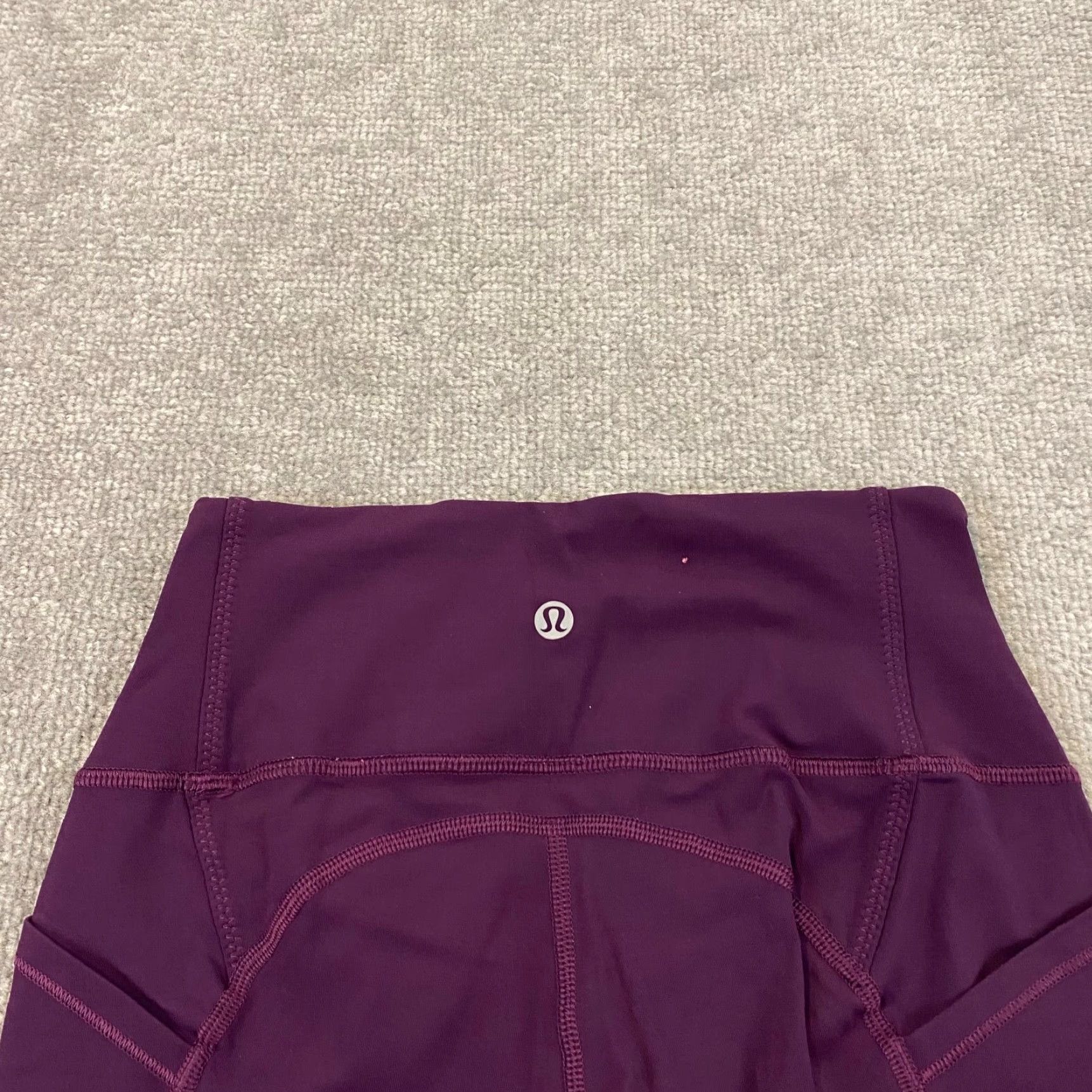 Lululemon Lululemon All The Right Places Pant II Leggings Capris Womens 4 Purple Logo Athletic Wear, Regular, 23.5 Inseam Size 27" / US 4 / IT 40 - 2 Thumbnail
