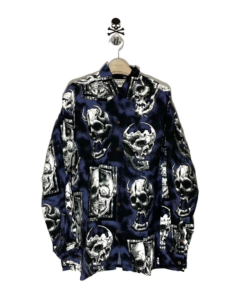 Wacko Maria WACKO MARIA Skull shirt Heaven Tokyo shirt Size US XL / EU 56 / 4 - 1 Thumbnail