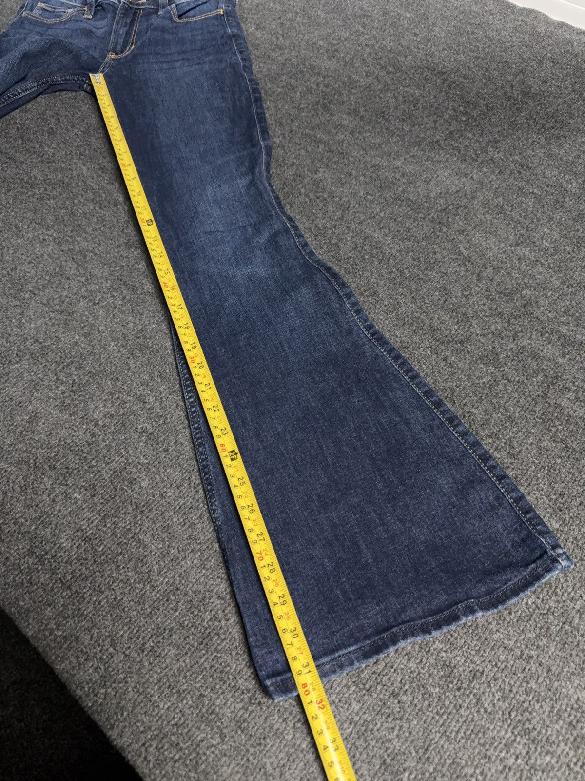 Hollister Hollister Avant Garde Ultra High Rise Flare Denim Jeans W25R Size 25" / US 0 / IT 36 - 19 Thumbnail