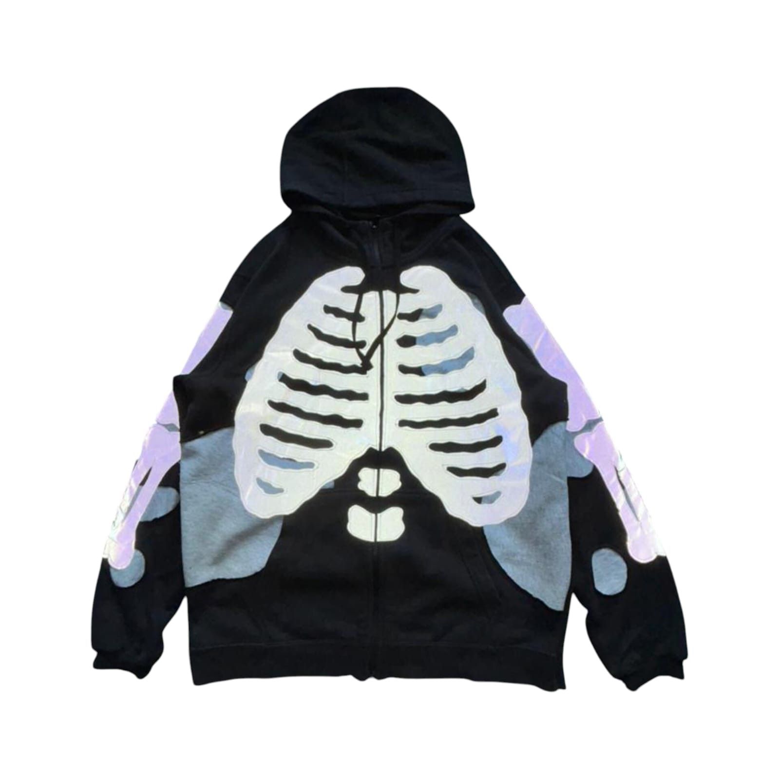 Nike Nike Zipper Hoodie Reworked Bones Reflective 1/1 Size US XXL / EU 58 / 5 - 3 Thumbnail