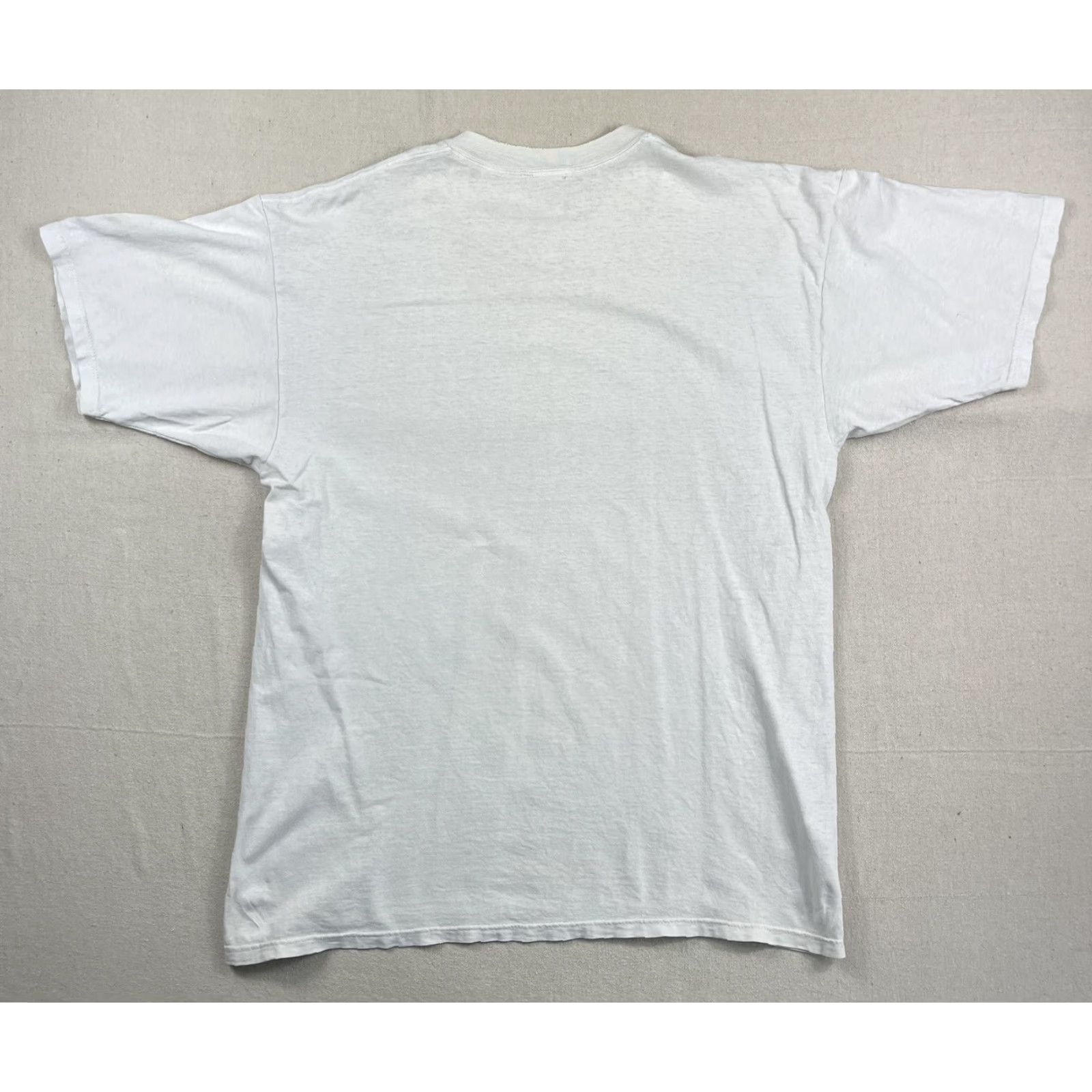 Vintage VINTAGE John Lennon T Shirt Cronies XL White Crew Neck 70s 1970s 90s Imagine Peace Yoko Ono Unisex Adults Shirt Size US XL / EU 56 / 4 - 5 Thumbnail