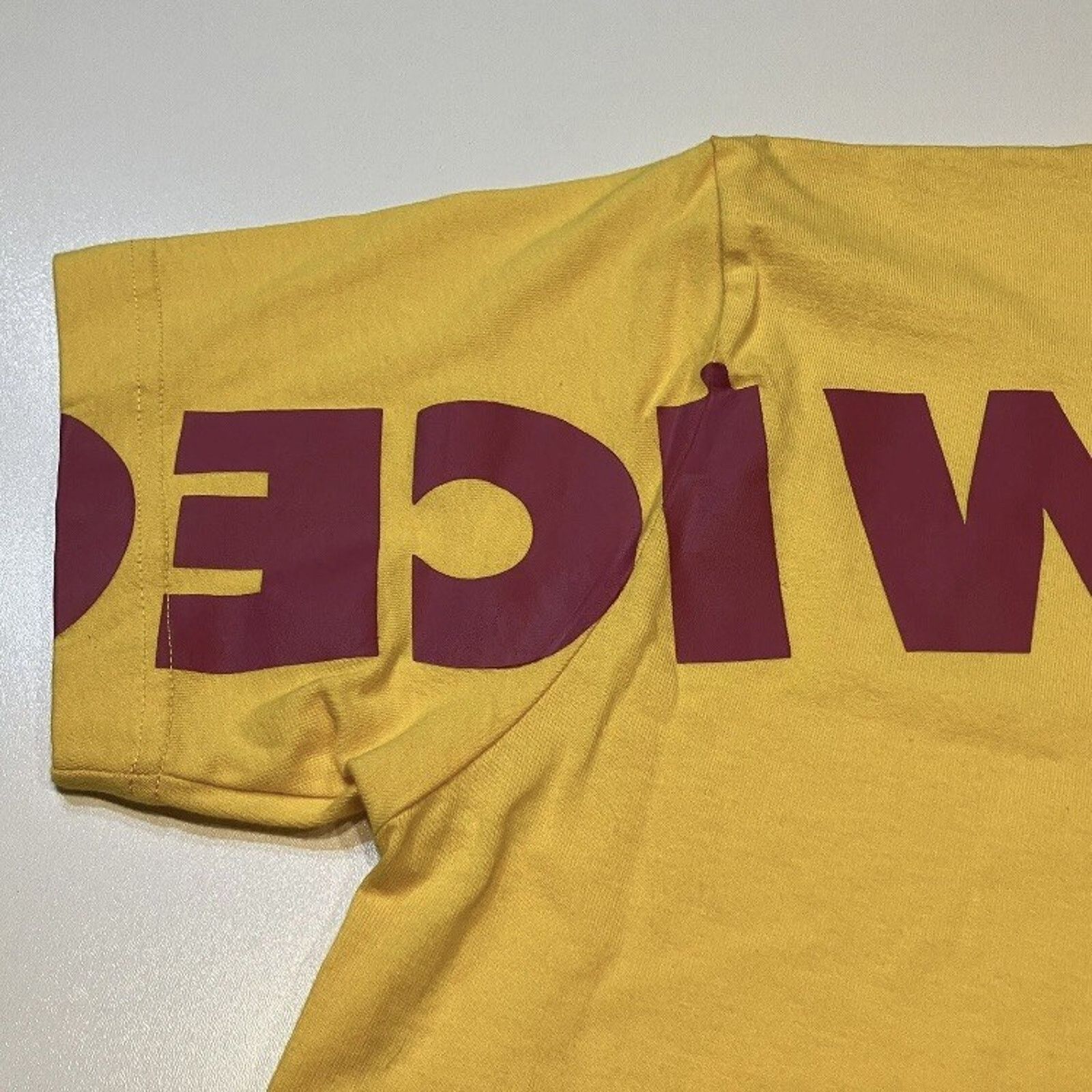 Icecream Ice Cream T Shirt Yellow Spell Out Mens Size Medium NEW Size US M / EU 48-50 / 2 - 7 Thumbnail