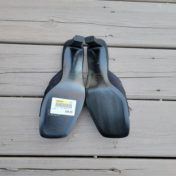 Vintage Vintage 90s y2k Black Satin Fabric Bling Rhinestone Prom For Size US 10 / IT 40 - 7 Thumbnail