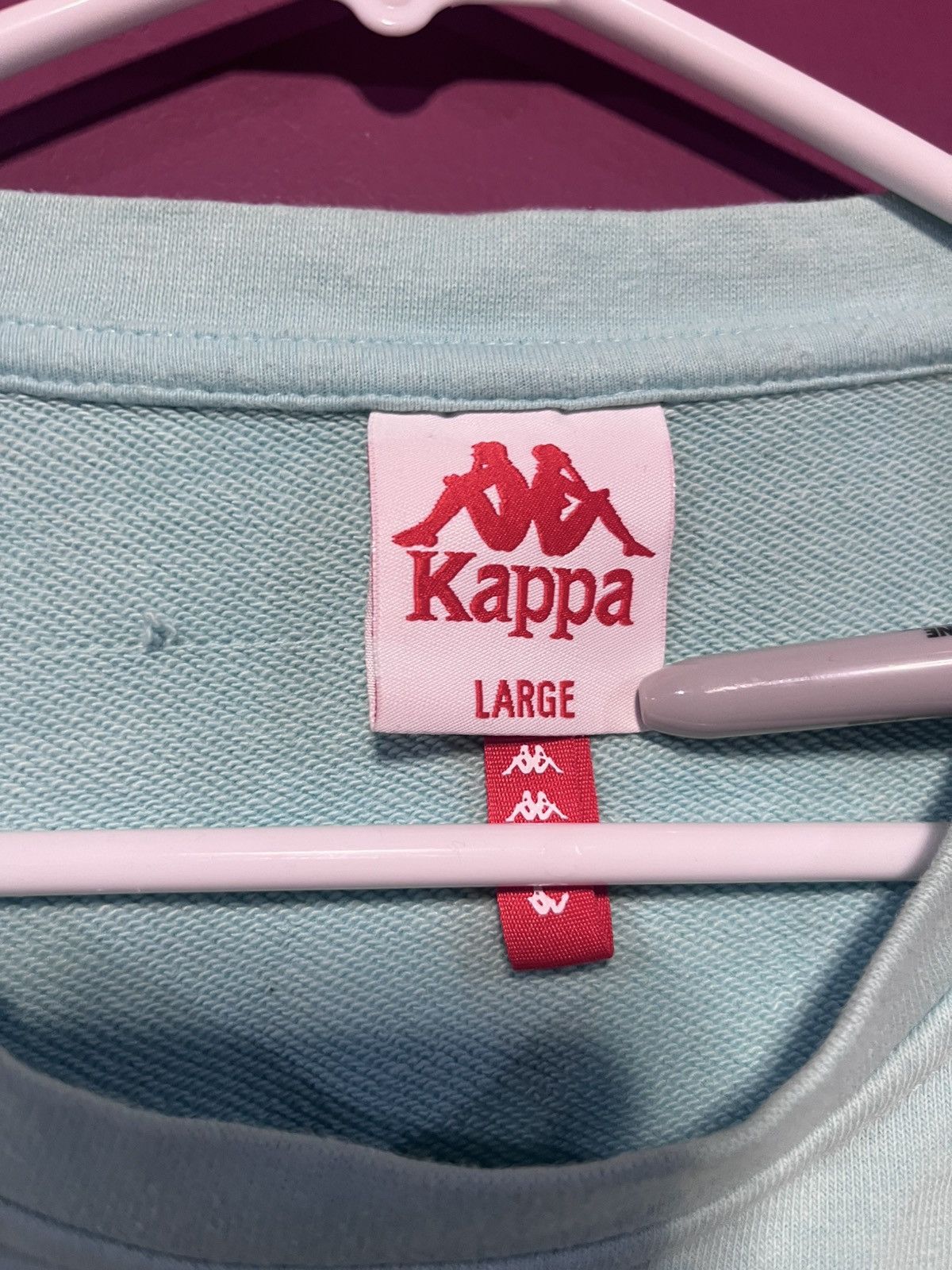 Kappa Kappa blue crewneck Size US L / EU 52-54 / 3 - 5 Thumbnail