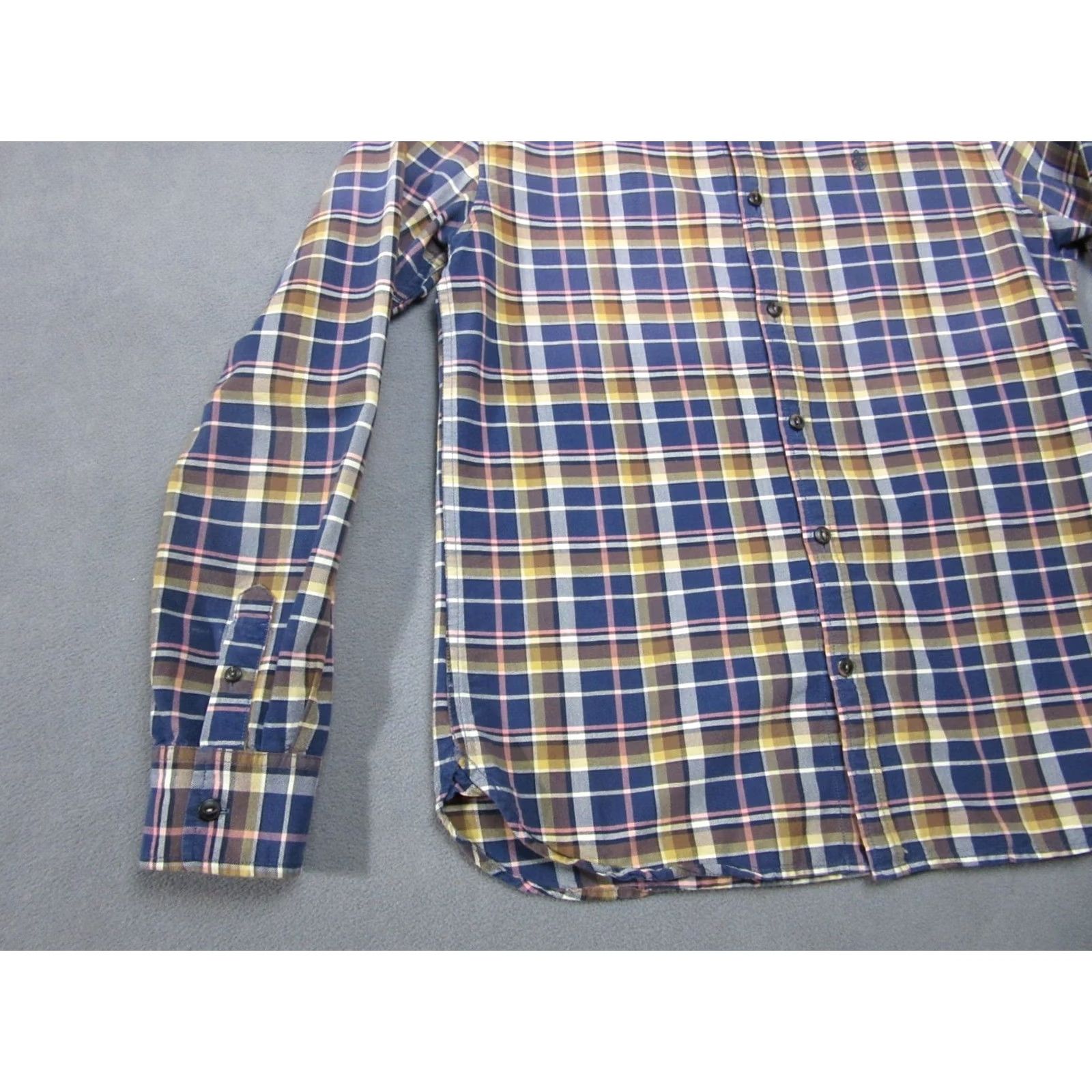 Scotch & Soda Scotch & Soda Shirt Mens Large Blue Plaid Button-Up Casual Monsieur Provocateur Size US L / EU 52-54 / 3 - 3 Thumbnail