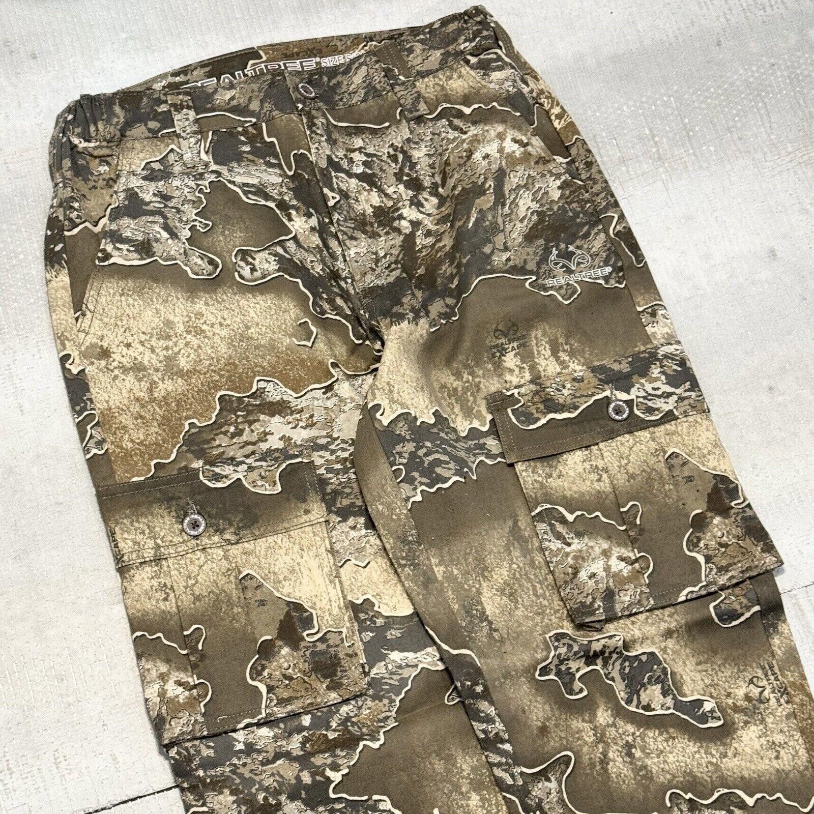 Realtree Y2K 2000s Realtree Baggy Wide Leg Camo Cargo Pants Size US 30 / EU 46 - 2 Thumbnail