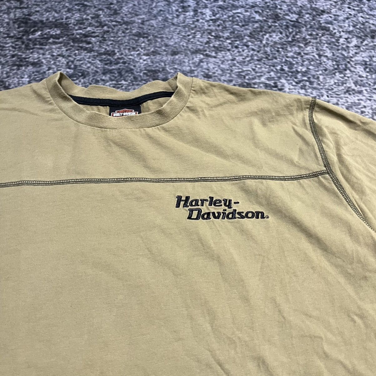 Harley Davidson Vintage Harley Davidson Embroidered Grunge Skater Large Size US L / EU 52-54 / 3 - 4 Thumbnail